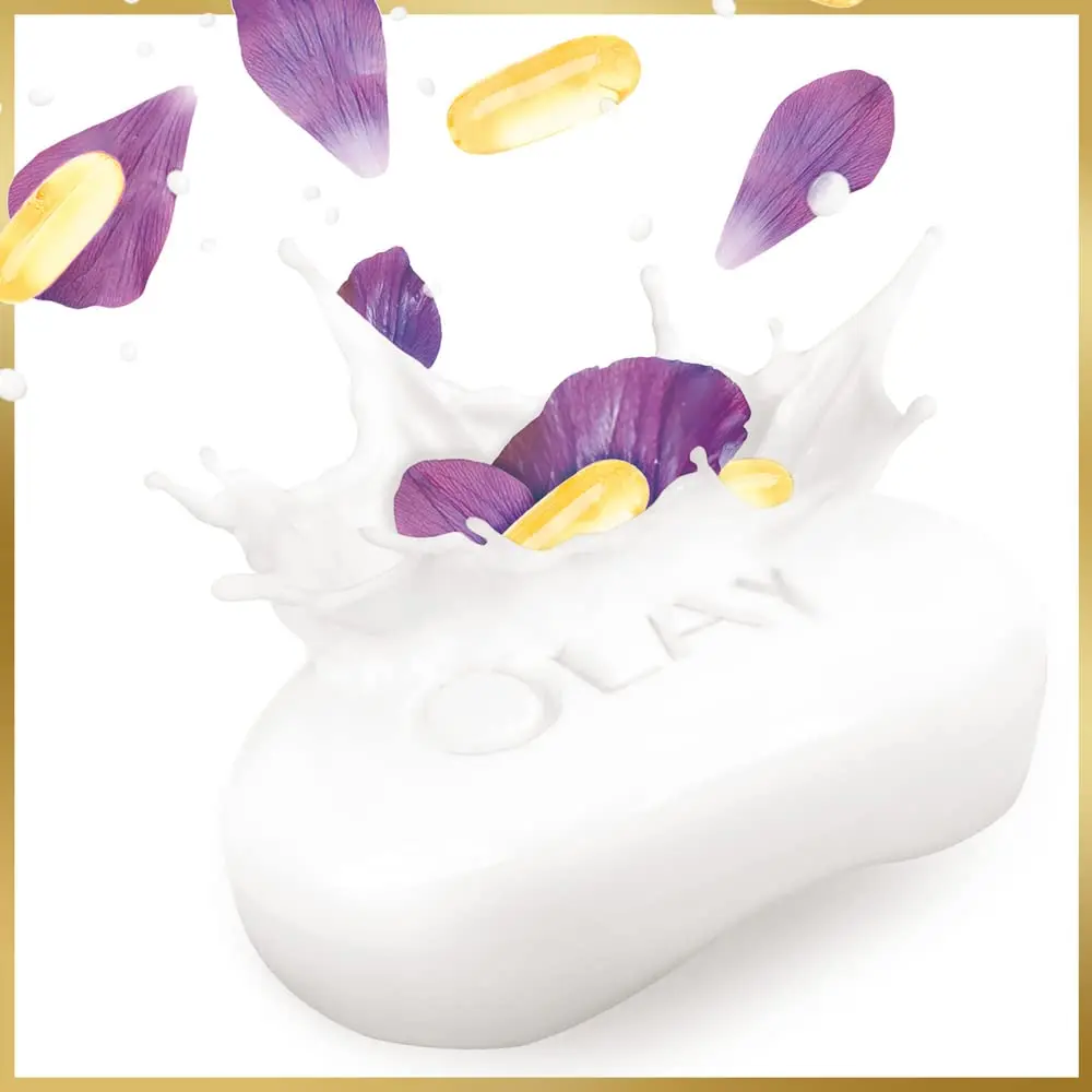Olay Age Defying Beauty Bar Soap 4 ct | Gentle, Unscented Skin Cleanser for Dry Skin - view 5
