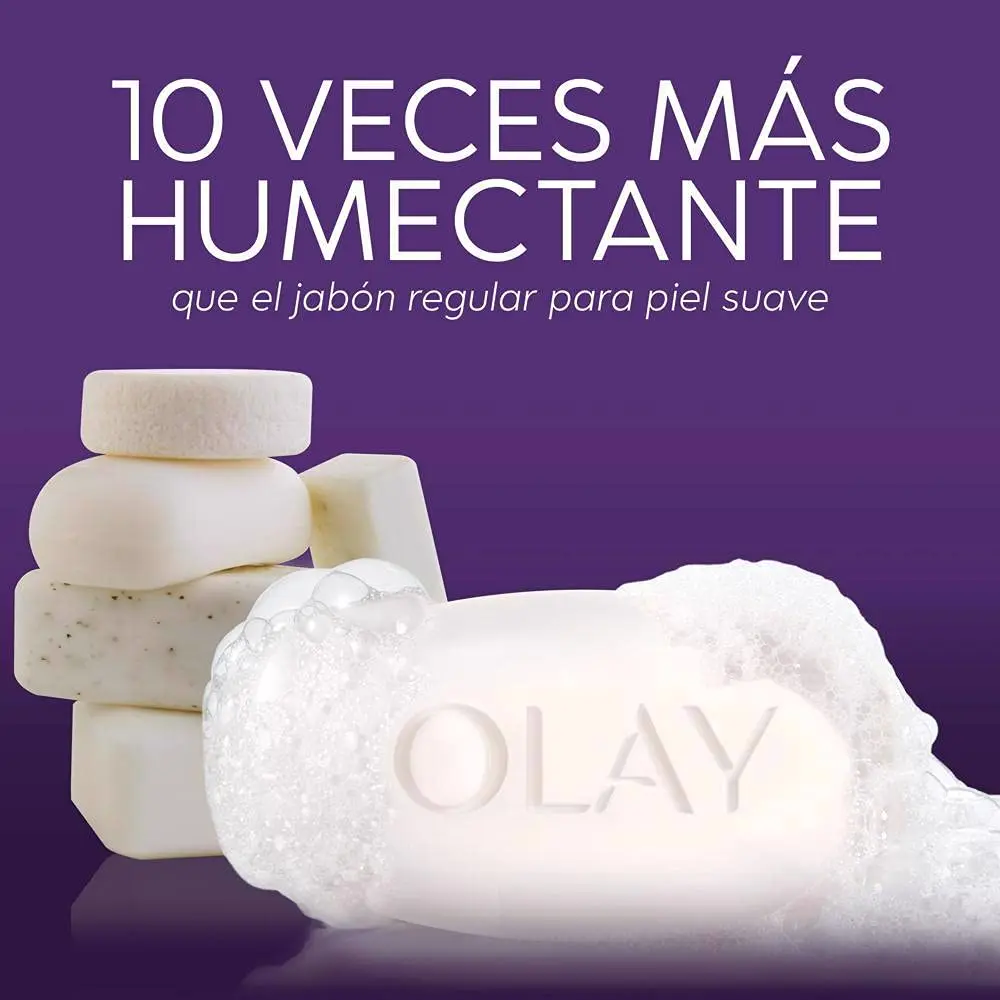 Olay Age Defying Beauty Bar Soap 4 ct | Gentle, Unscented Skin Cleanser for Dry Skin - view 9