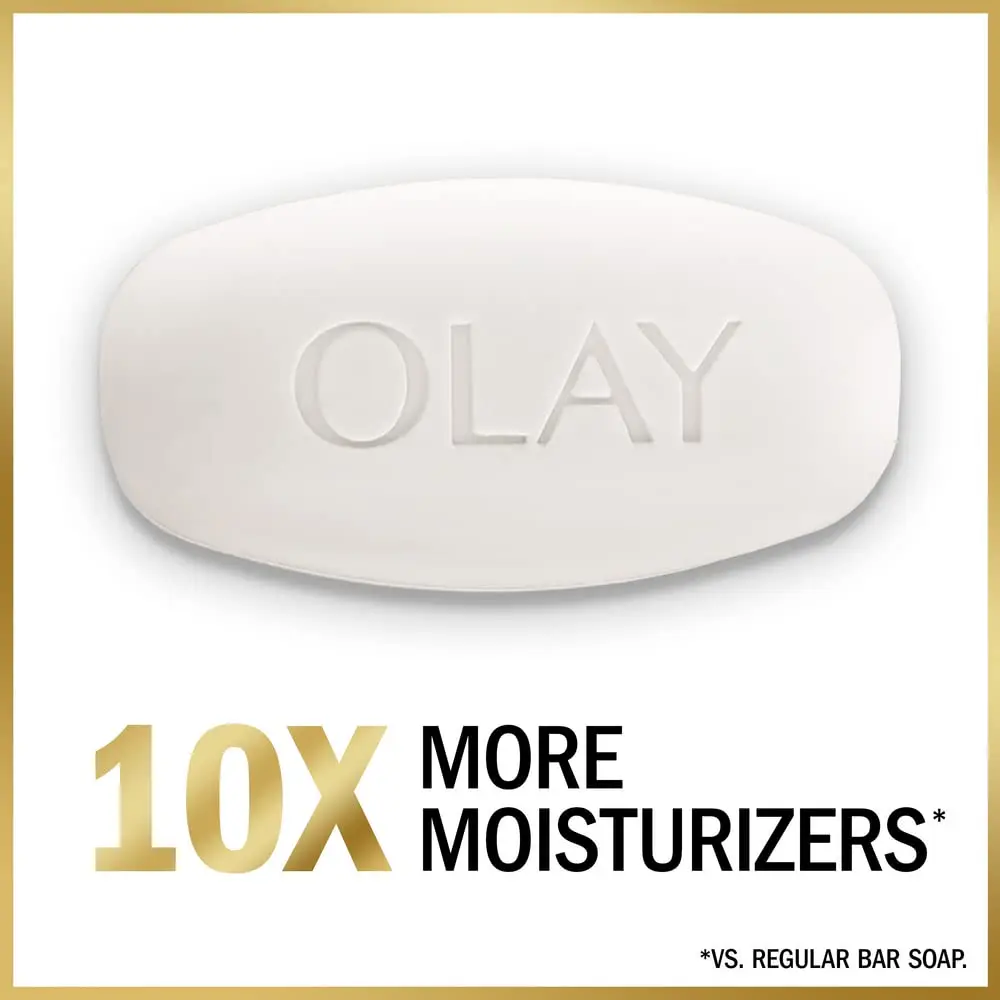 Olay Age Defying Beauty Bar Soap 4 ct | Gentle, Unscented Skin Cleanser for Dry Skin - view 2