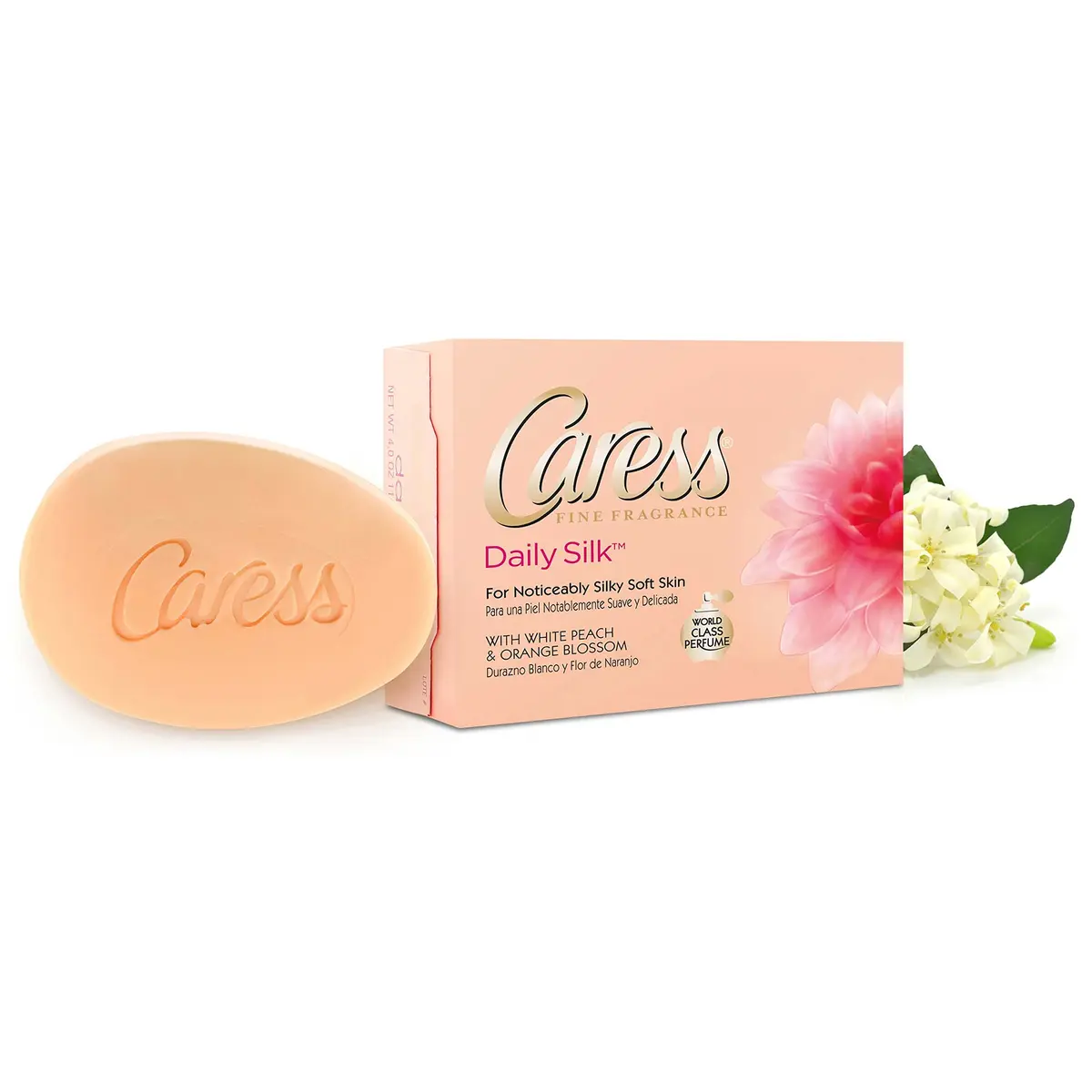 Caress Daily Silk Body Soap for Women 3.75 oz | Silkening Moisturizing Bar with Silk Extract & Floral Oil - view 3