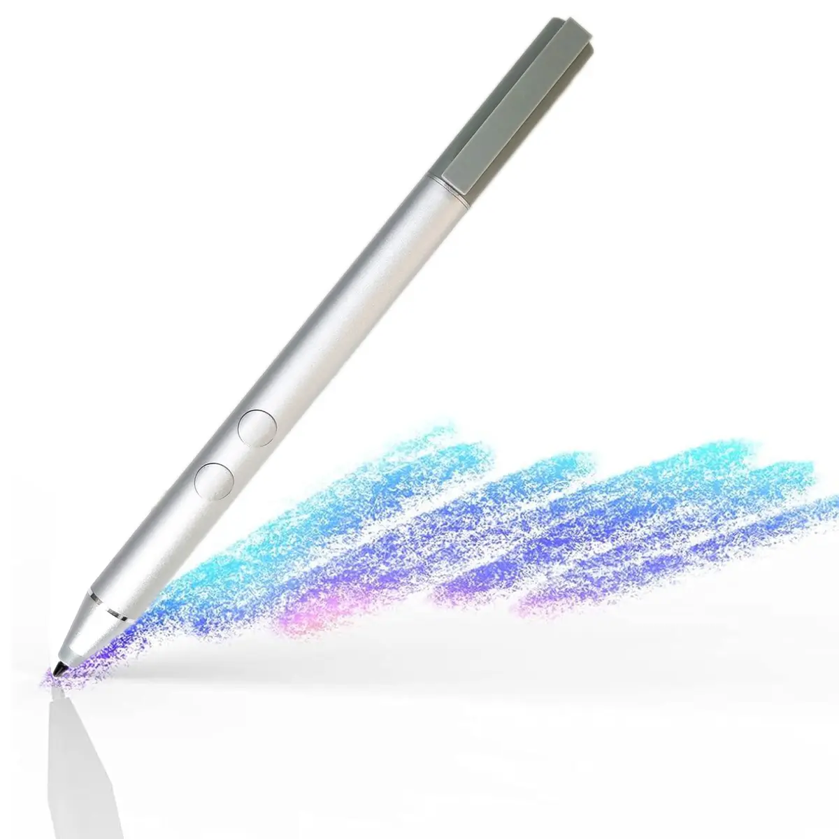 MITATTOK Active Stylus Pen for HP Laptops - Pressure Sensitive, Windows Ink, Palm Rejection, 12-Month Battery, Silver - main product image