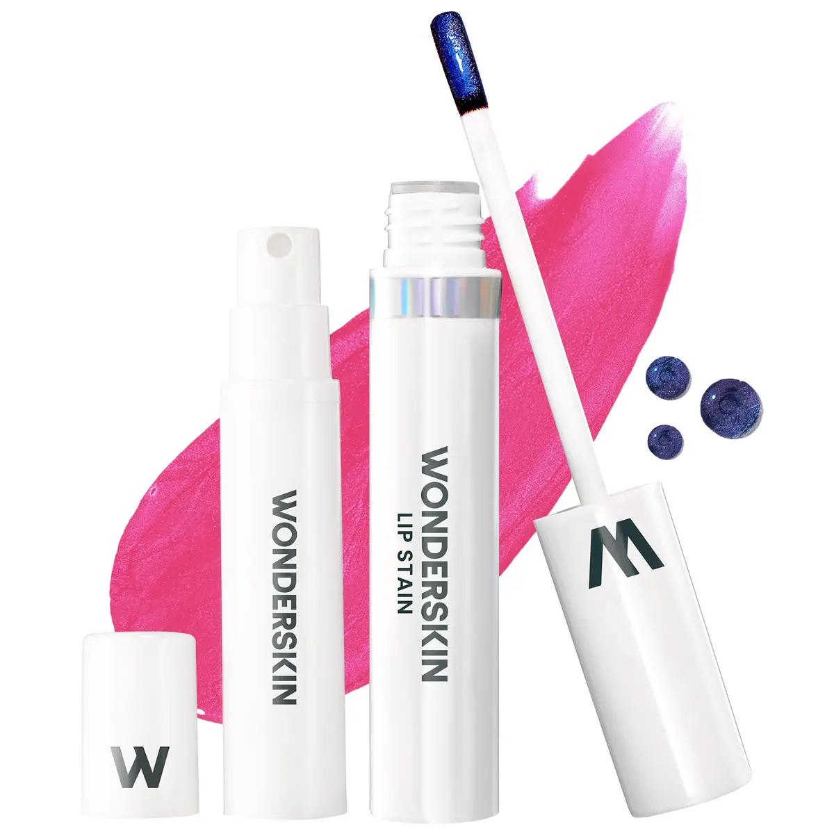 Wonderskin Wonder Blading Peel and Reveal Lip Stain Kit Neon Rose 9ml (0.3 Fl Oz) | Long-Lasting Waterproof Transfer-Proof - main product image