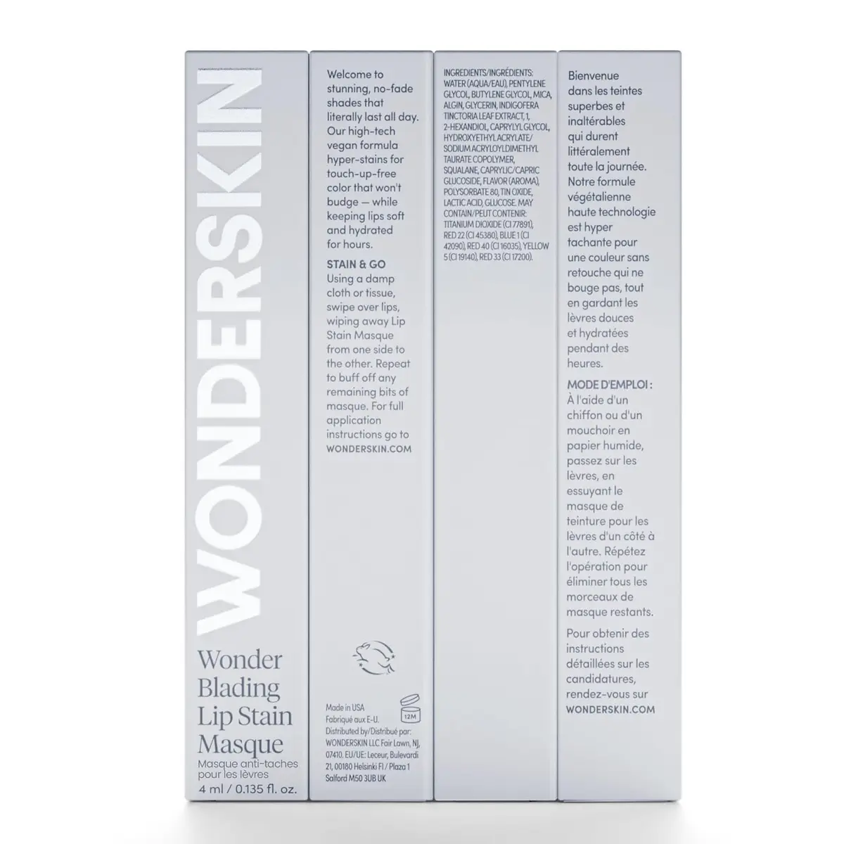 Wonderskin Wonder Blading Peel and Reveal Lip Stain Kit Neon Rose 9ml (0.3 Fl Oz) | Long-Lasting Waterproof Transfer-Proof - view 9