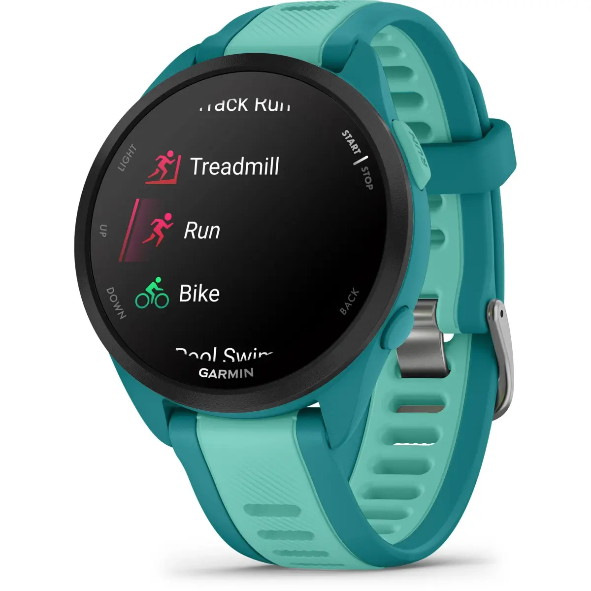 Garmin Forerunner® 165 Music Running Smartwatch 43mm Whitestone | GPS, AMOLED Touchscreen, Music Storage - main product image