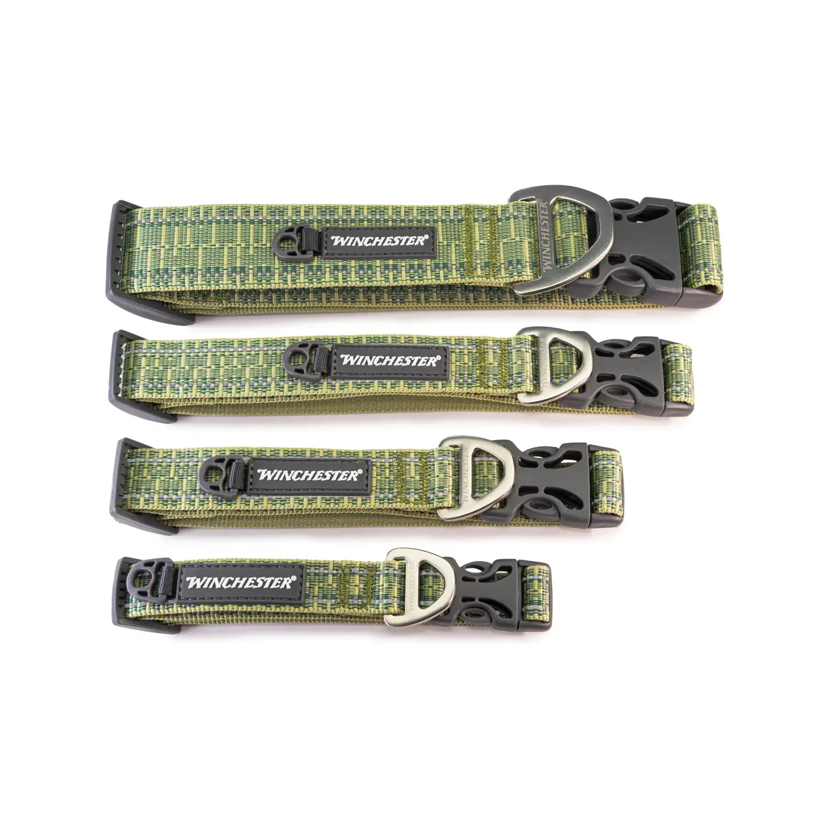 World of Winchester Signature Ombre Dog Collar Smoke Pine, Small (1.2 cm x 16.5 cm) | Durable & Reflective for Active Dogs - view 3