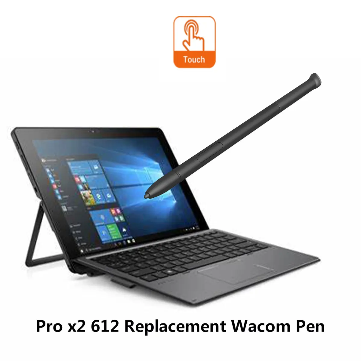 MITATTOK Stylus Pen for HP Elite x2 1012 G1 | Silver, No Battery, Compatible with 2016-30D-3 - view 4