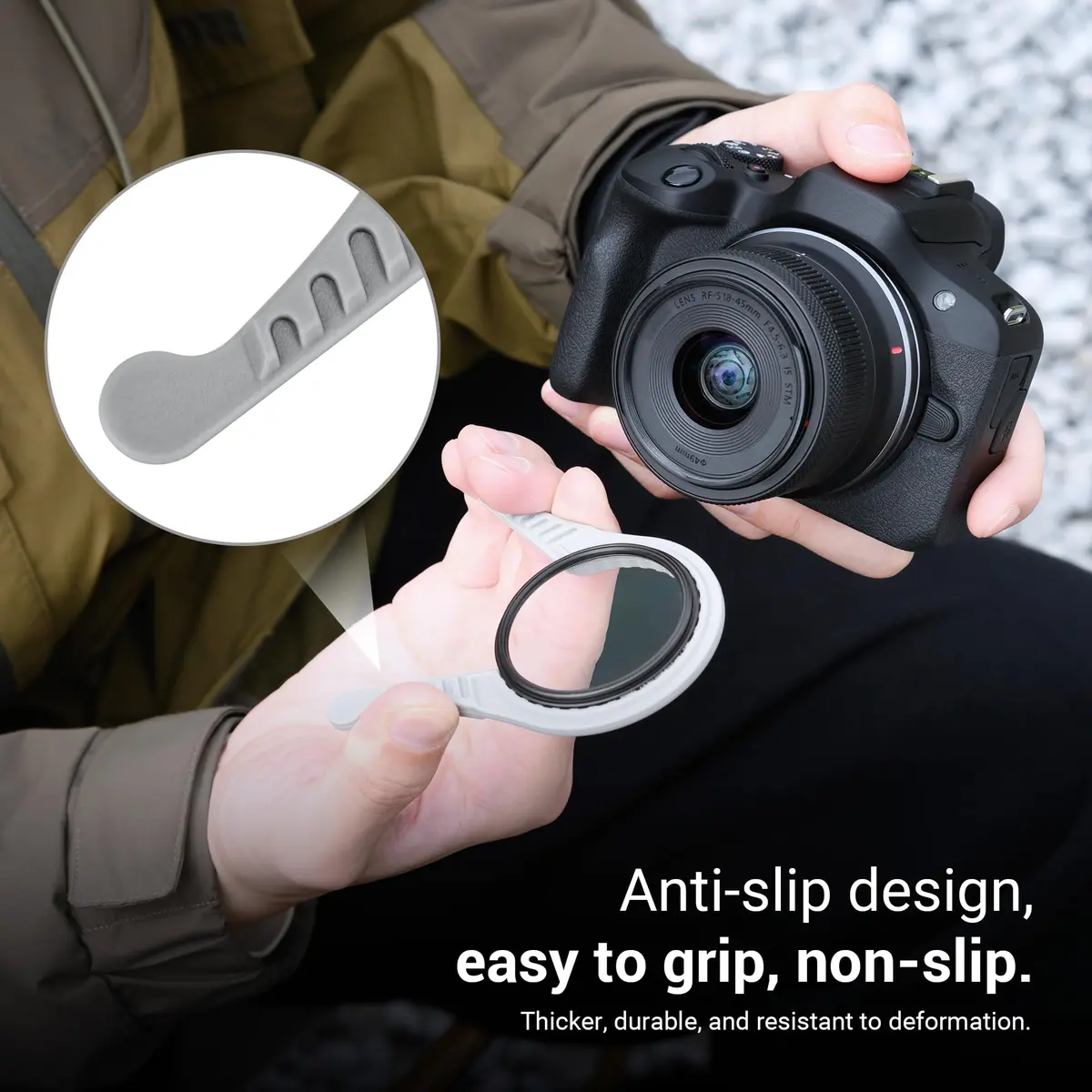 JJC 3-Pack Camera Lens Filter Wrench Kit for 37mm-95mm Filters | Double-Sided Design for CPL UV ND - view 5