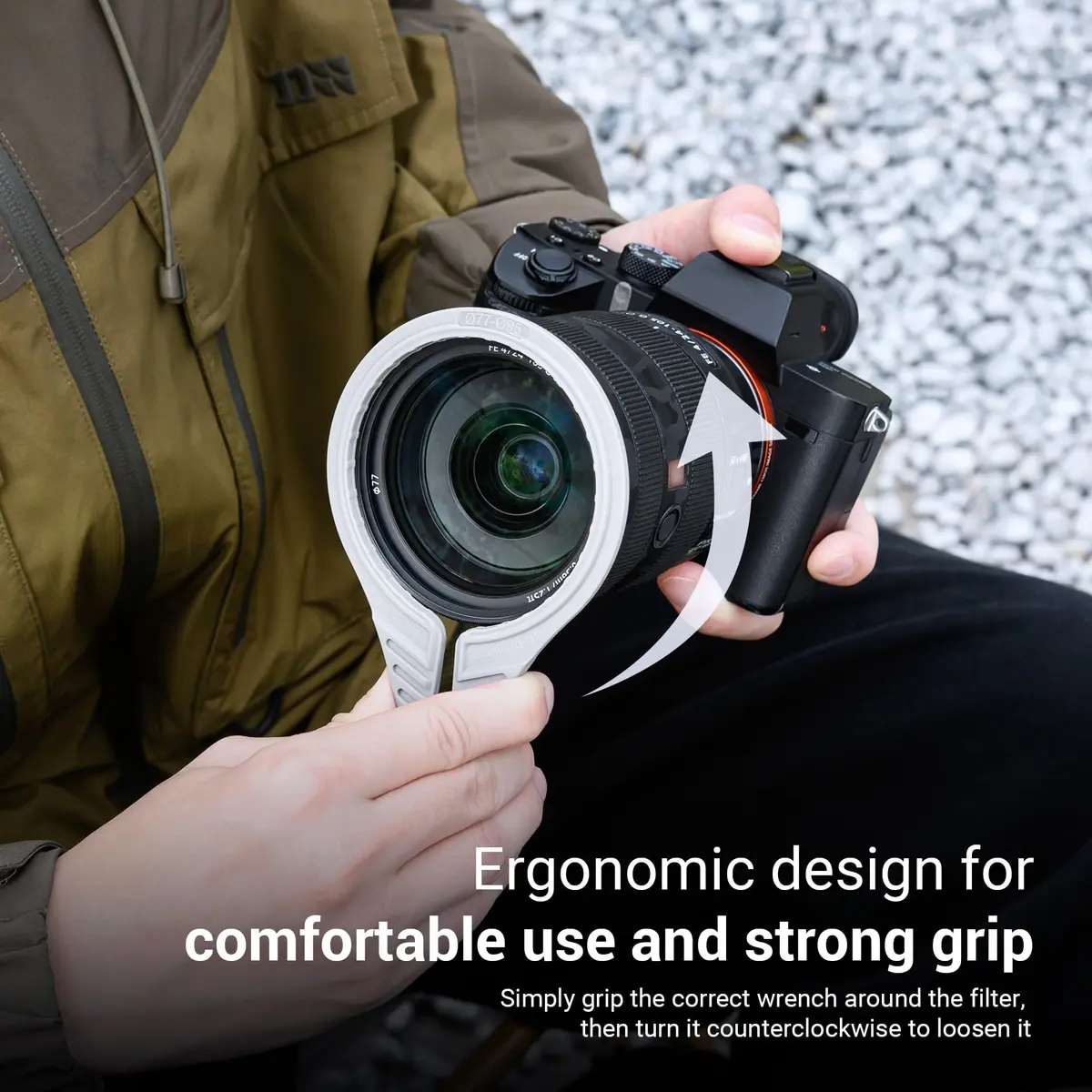 JJC 3-Pack Camera Lens Filter Wrench Kit for 37mm-95mm Filters | Double-Sided Design for CPL UV ND - view 4