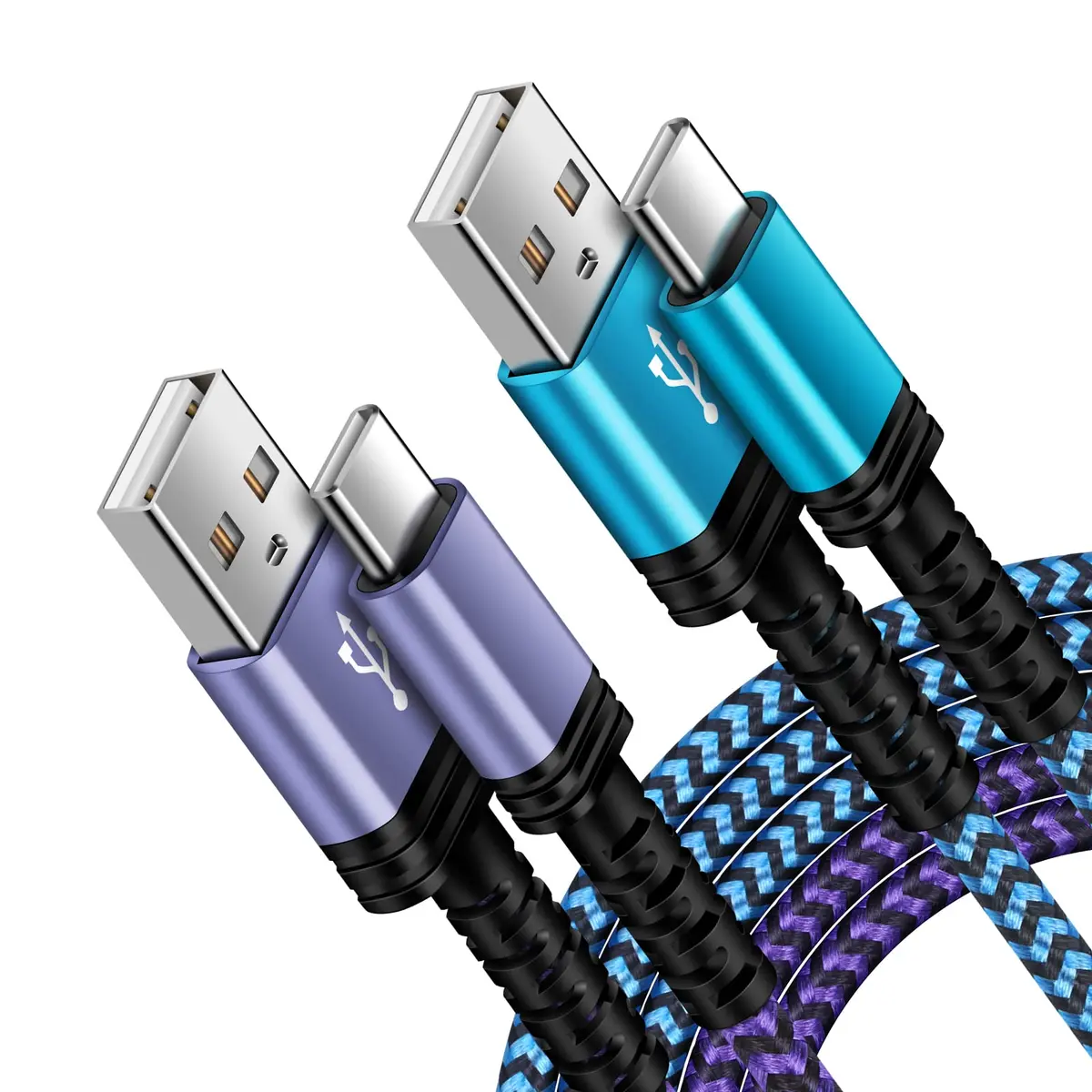 iHoto USB A to USB C Fast Charging Cable 6FT | Nylon Braided, 3.1A, Compatible with Samsung Galaxy & iPhone - main product image