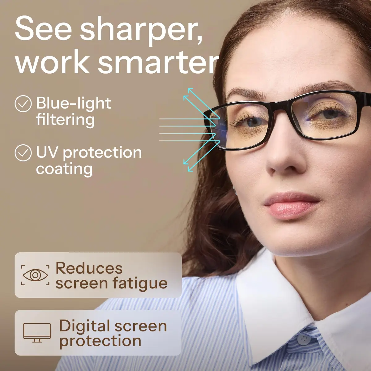 Gaoye 0.5 Reading Glasses 5-Pack | Blue Light Blocking & UV Protection - view 5