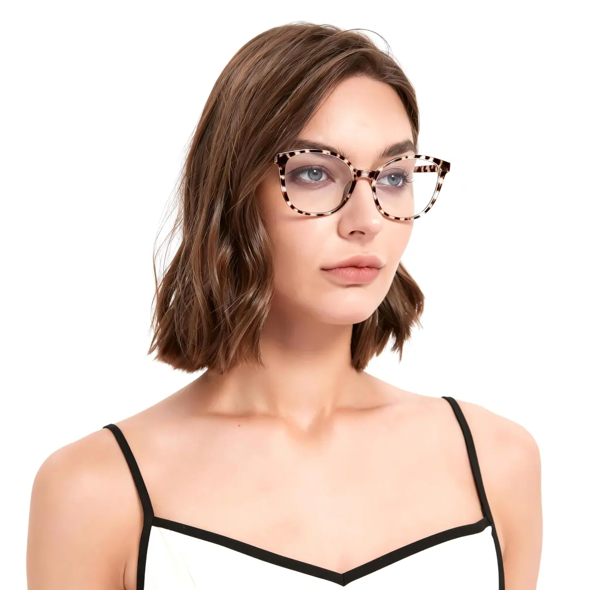 JFXQDR Blue Light Blocking Computer Glasses for Women, 54mm (2.13 inch) Lens Width | Blocks 98% Harmful Blue Light - view 2