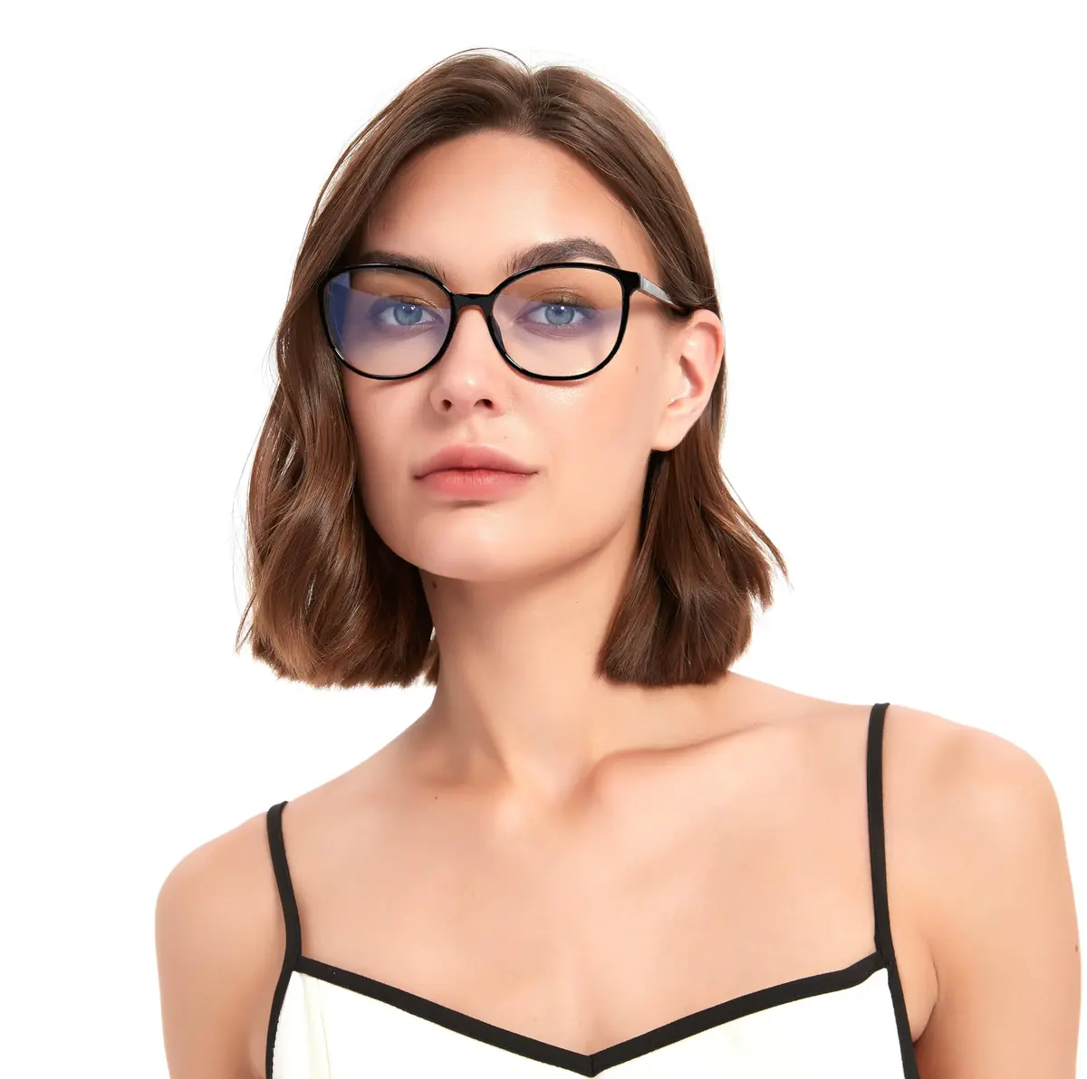 JFXQDR Blue Light Blocking Computer Glasses for Women | UV400 Protection, Lightweight TR90 Frame - view 2