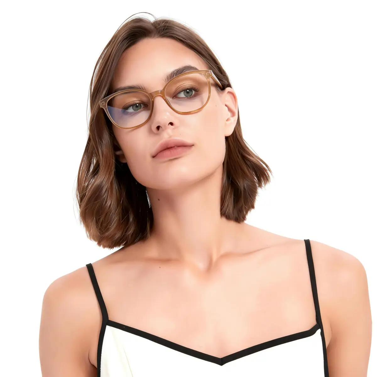 JFXQDR Blue Light Blocking Computer Glasses for Women | TR90 Frame, UV400 Protection, Anti-Glare - view 2