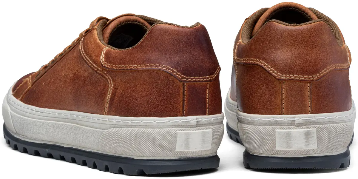 Jousen Men's Shoes Leather Casual Sneakers 11 | Stylish & Comfortable - view 5