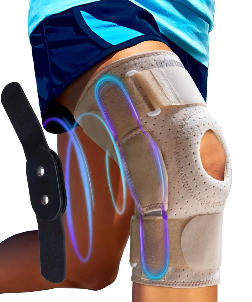 Sparthos Hinged Knee Brace XXL (358 g / 0.36 kg) | FDA Approved Orthopedic Brace for ACL, MCL, Meniscus Tears & Arthritis Pain Relief - main product image