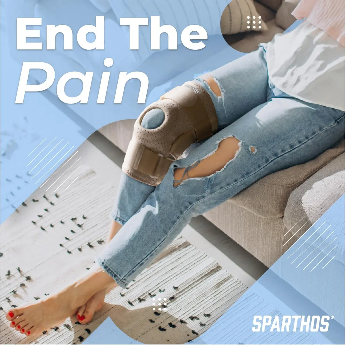 Sparthos Hinged Knee Brace XXL (358 g / 0.36 kg) | FDA Approved Orthopedic Brace for ACL, MCL, Meniscus Tears & Arthritis Pain Relief - view 2