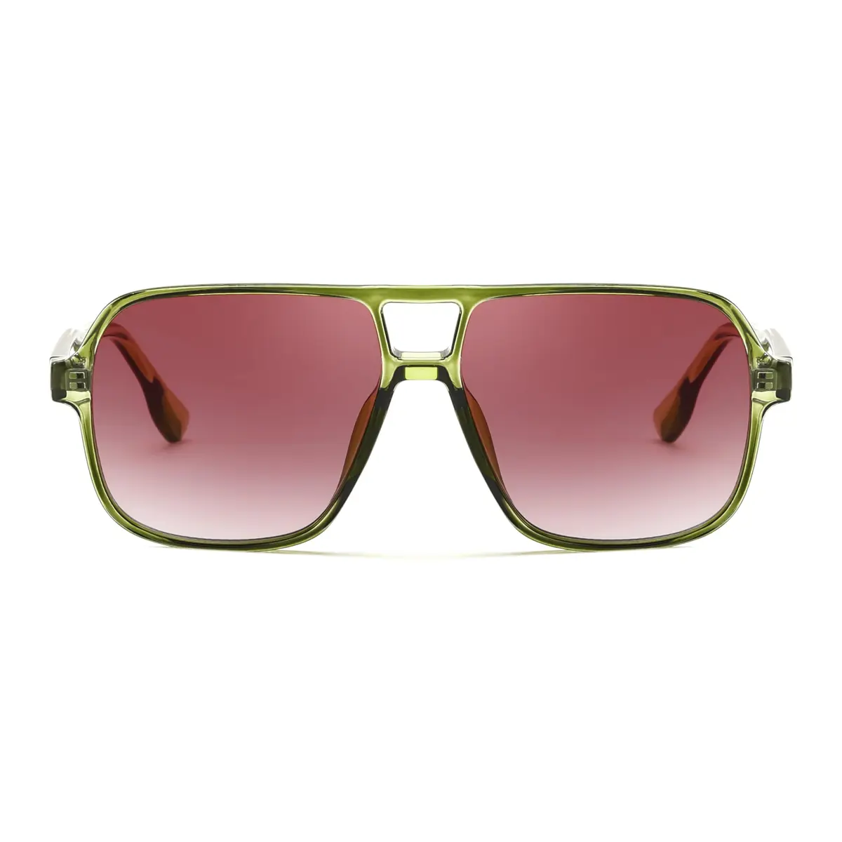 FEISEDY Retro Square Aviator Sunglasses for Women & Men | UV400 Protection, Oversized Shades, 55MM - view 5