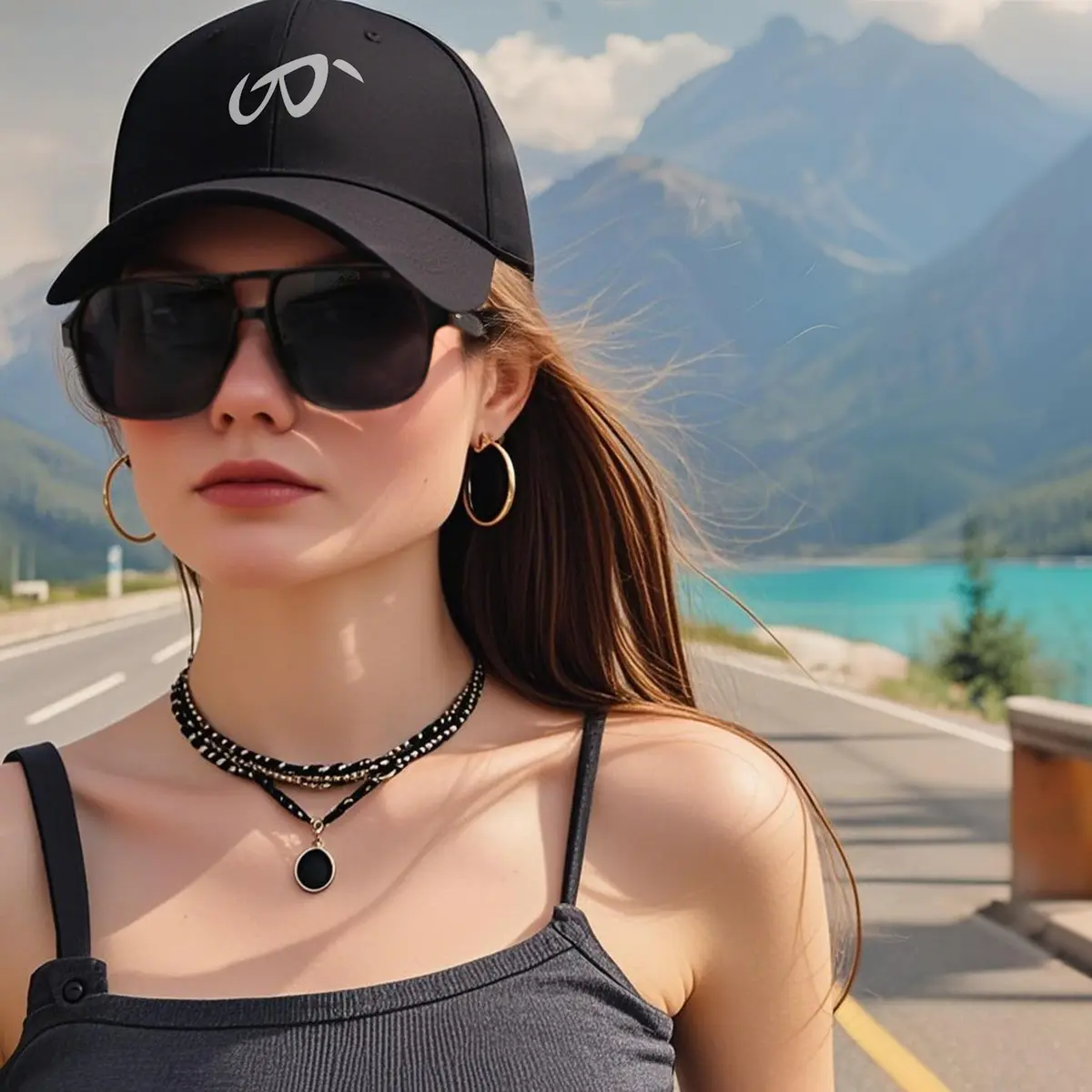 FEISEDY Retro Square Aviator Sunglasses Women Men Oversized Shades 55MM | UV400 Protection & Classic Style - view 2