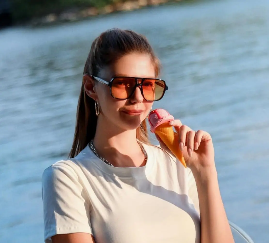 FEISEDY Retro Square Aviator Sunglasses Women Men Oversized Shades 55MM | Classic 70s Double Bridge Design - view 3