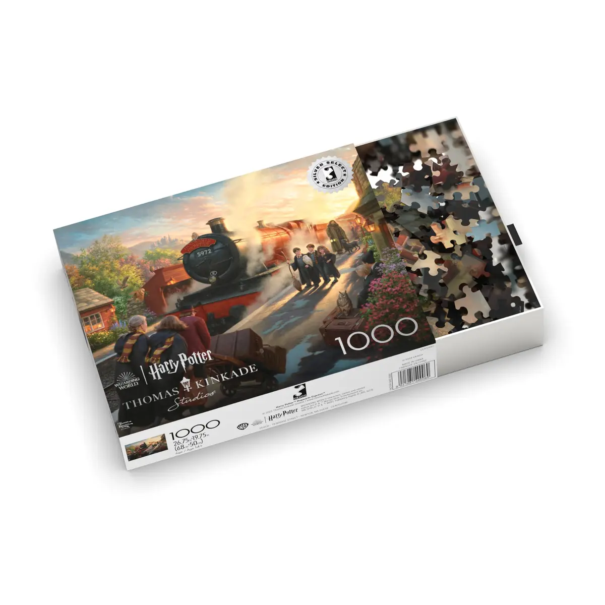 Buffalo Games Thomas Kinkade Hogwart's Express 1000 Piece Puzzle | Expert Challenge with High-Res Artwork - view 7