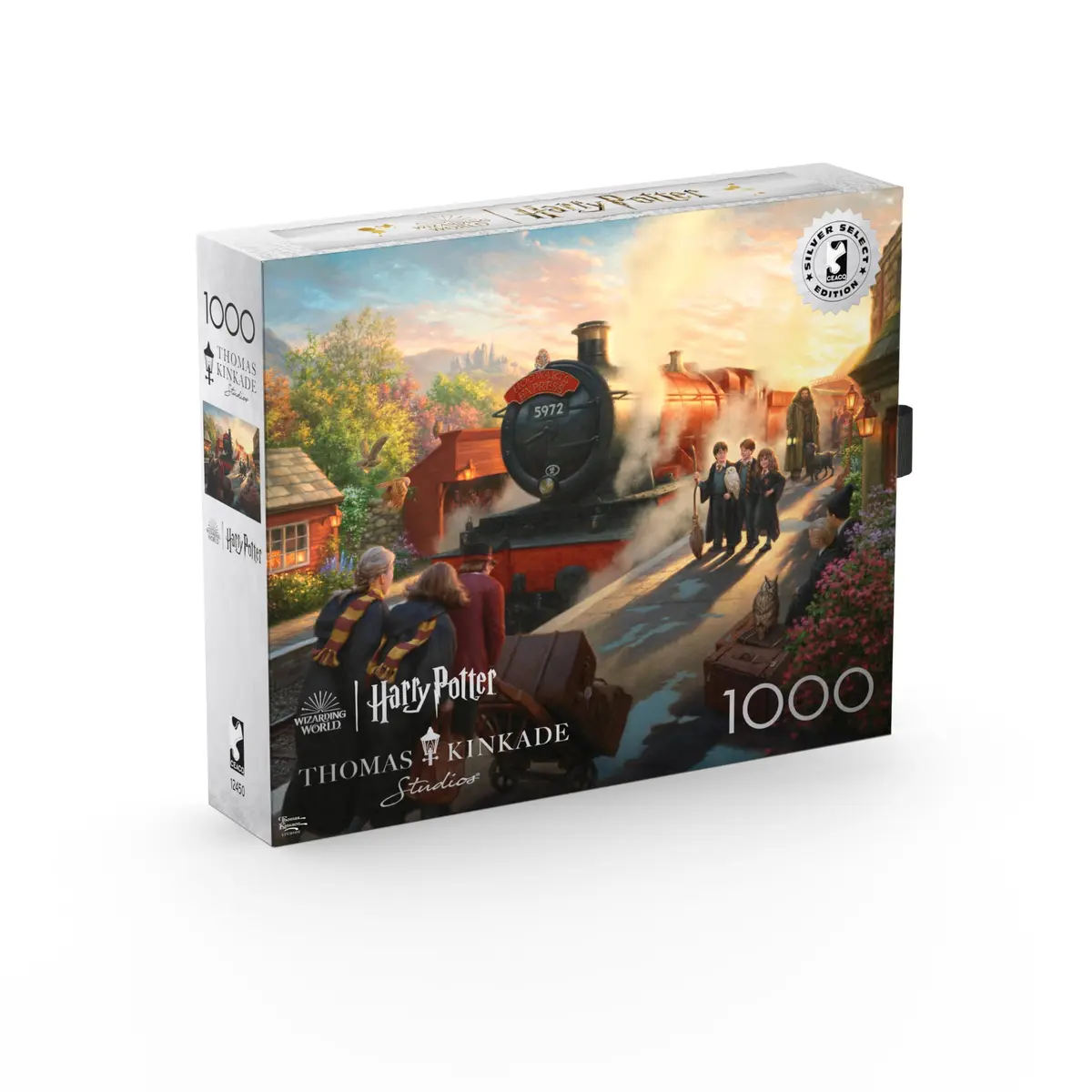 Buffalo Games Thomas Kinkade Hogwart's Express 1000 Piece Puzzle | Expert Challenge with High-Res Artwork - view 2
