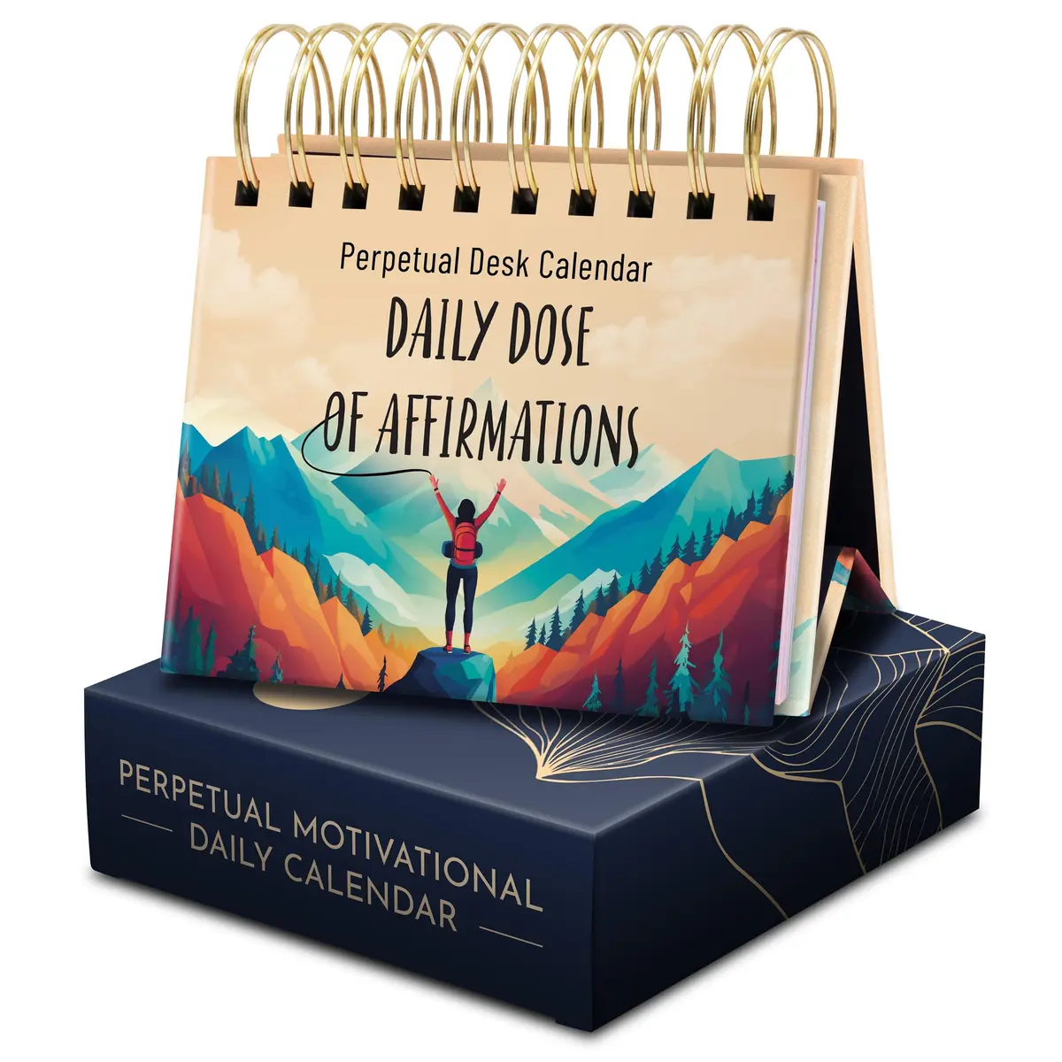 RYVE Daily Affirmation Calendar for Women, 366 Empowering Positive Affirmations, 14cm (5.5in) x 13cm (5.1in) - main product image