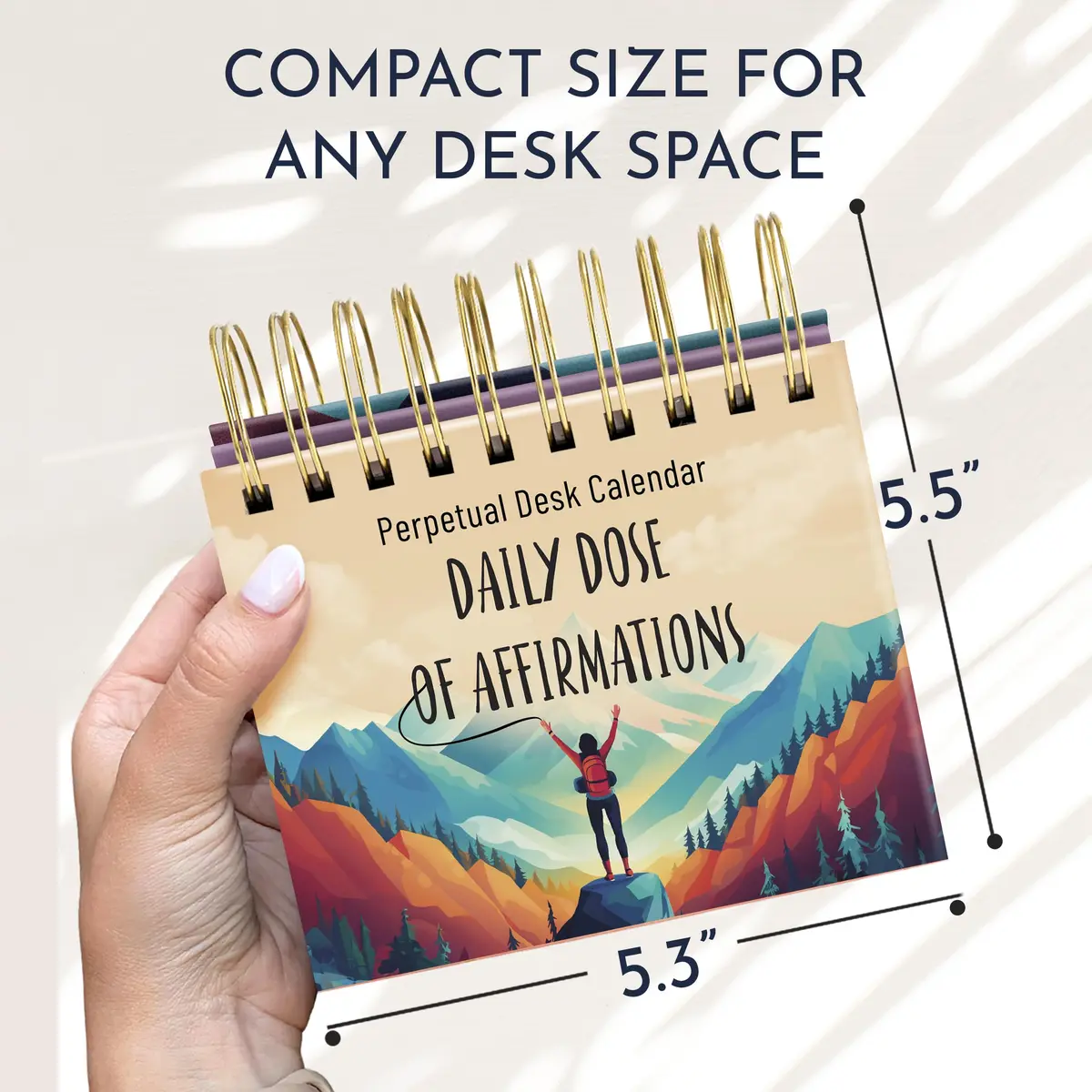 RYVE Daily Affirmation Calendar for Women, 366 Empowering Positive Affirmations, 14cm (5.5in) x 13cm (5.1in) - view 2