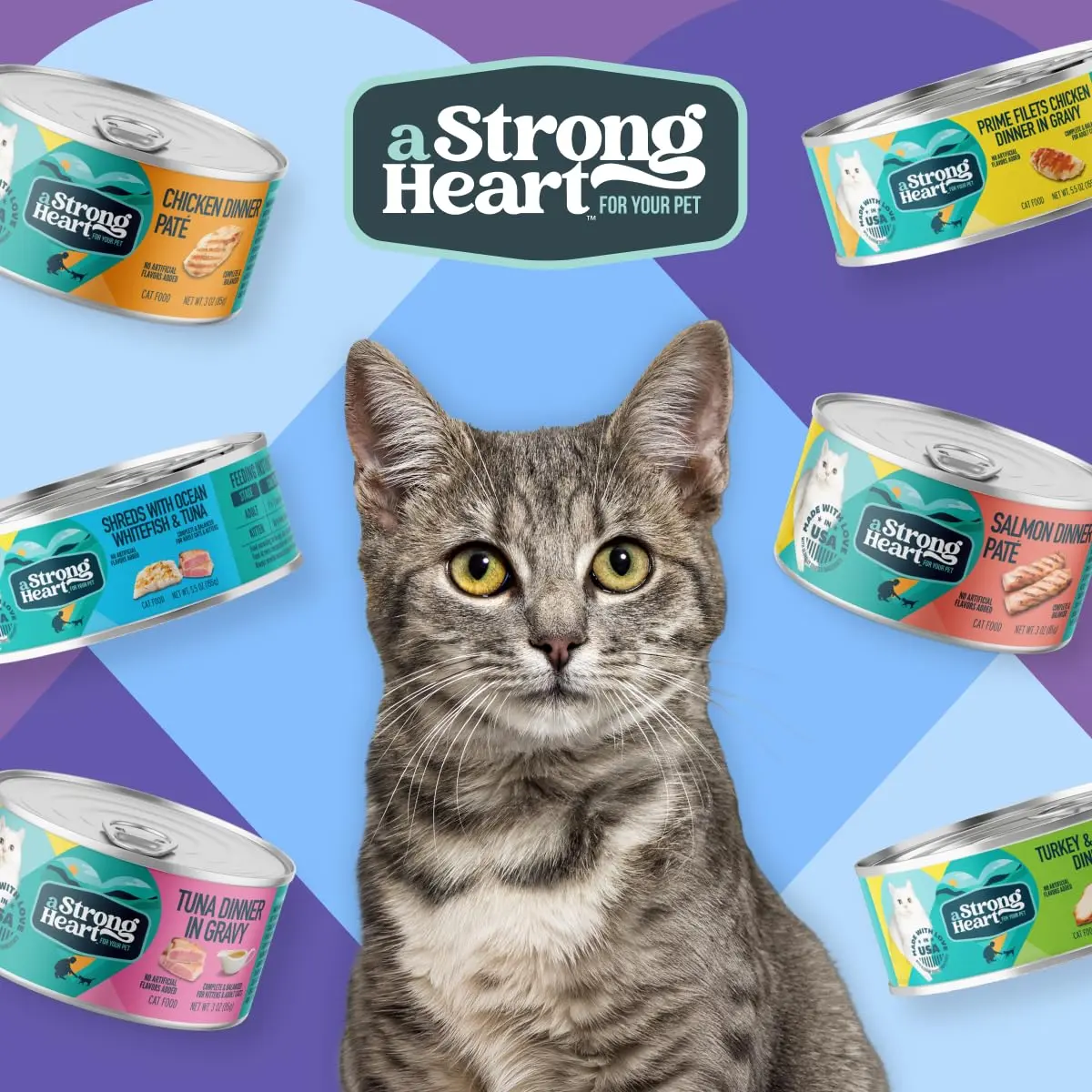 Strongheart Canned Wet Cat Food Turkey & Giblets Dinner 5.5 oz | Complete Nutrition for Cats - view 4
