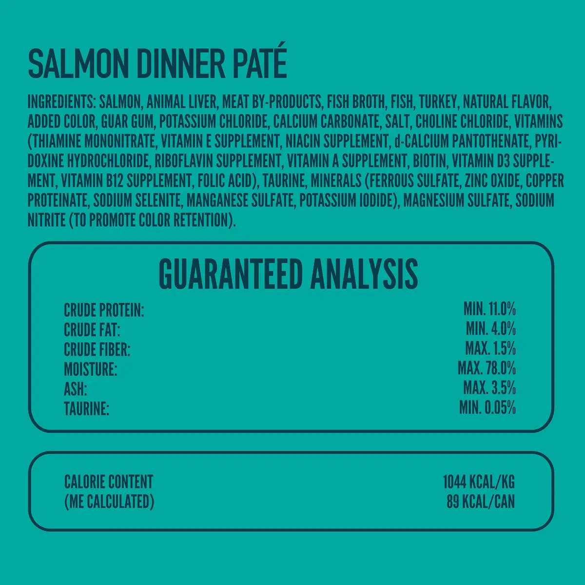 Strongheart Salmon Dinner Cat Pate, All Life Stages, 3oz, 24pk | Complete & Balanced Nutrition - view 2