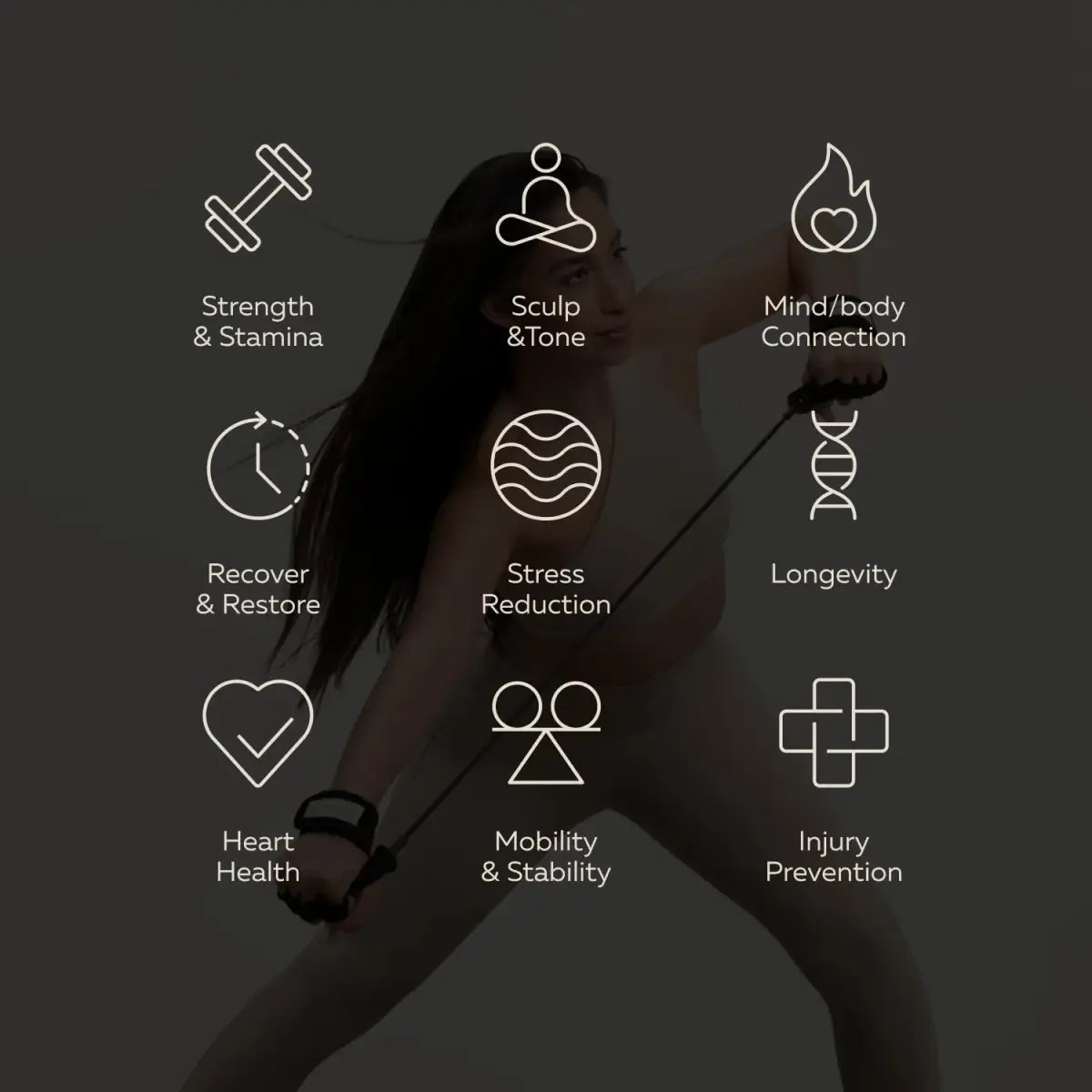 PVOLVE P.Band Exercise Resistance Band with Glove Design | Light 0.18 kg (0.4 lb) - view 5