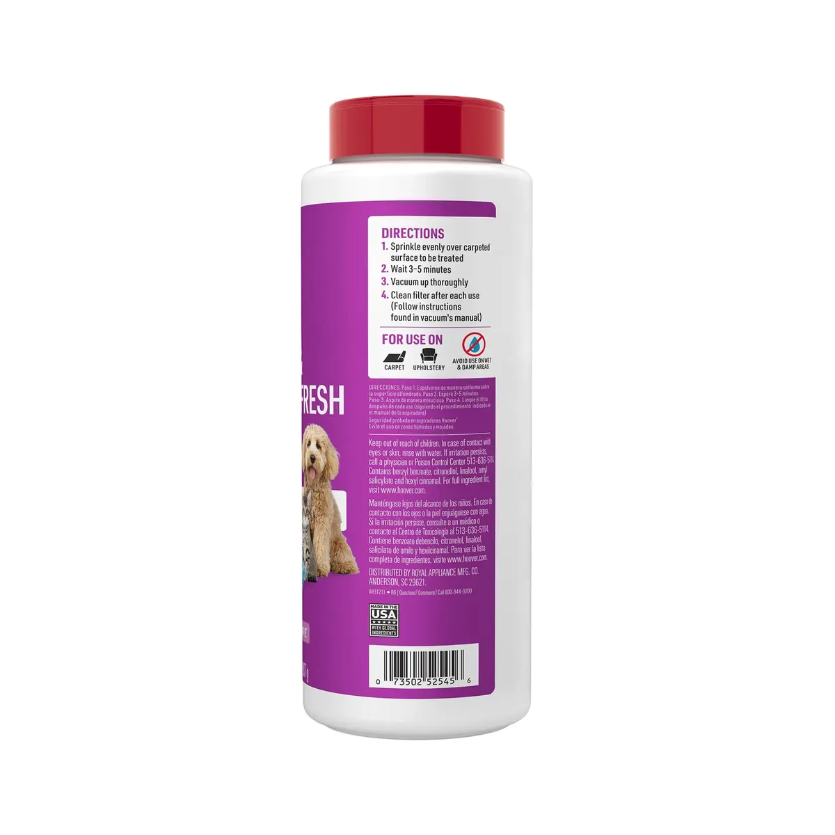 Hoover Pet Carpet and Room Refresher Powder 907g (32 oz) | Eliminates Pet Odors - view 2