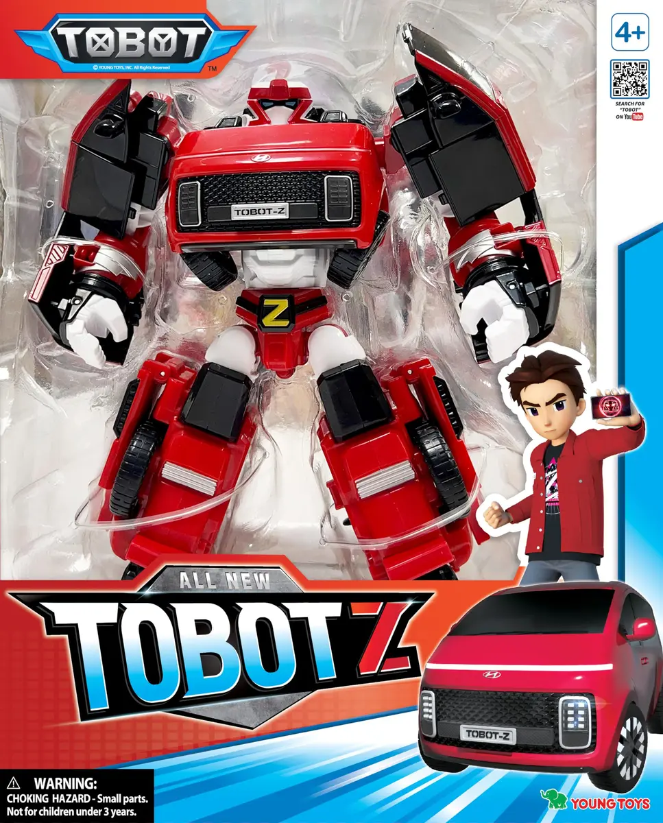 TOBOT Z Transforming Action Figure 8-inch | 3-Mode Vehicle, Robot & Coreroid for Kids 3+ - view 9