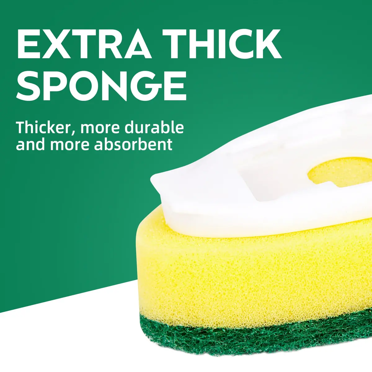 Acolidas Non Scratch Dishwand Refills 6 Pack | Durable, Scratch-Free Kitchen Sponge - view 6