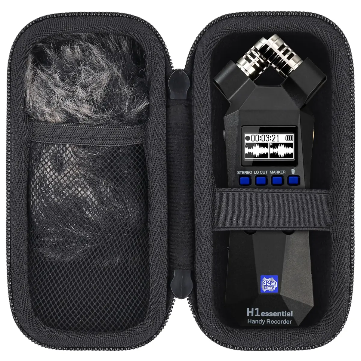 Aenllosi Hard Case for Zoom H1essential Stereo Handy Recorder | Waterproof Shockproof Dustproof Insulated - main product image