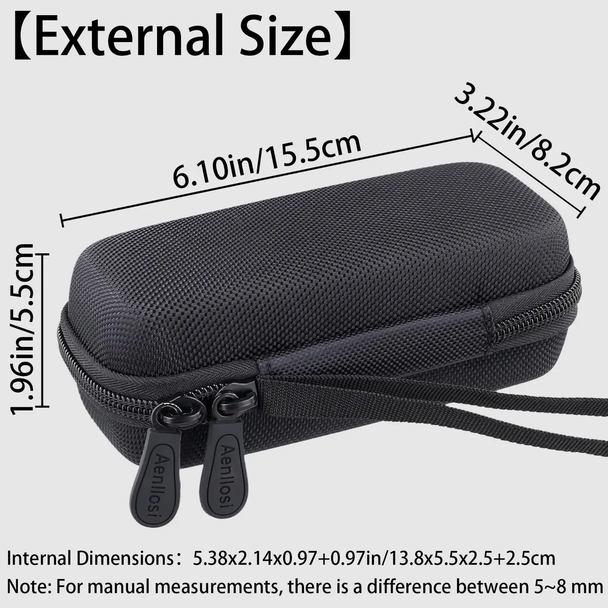 Aenllosi Hard Case for Zoom H1essential Stereo Handy Recorder | Waterproof Shockproof Dustproof Insulated - view 6