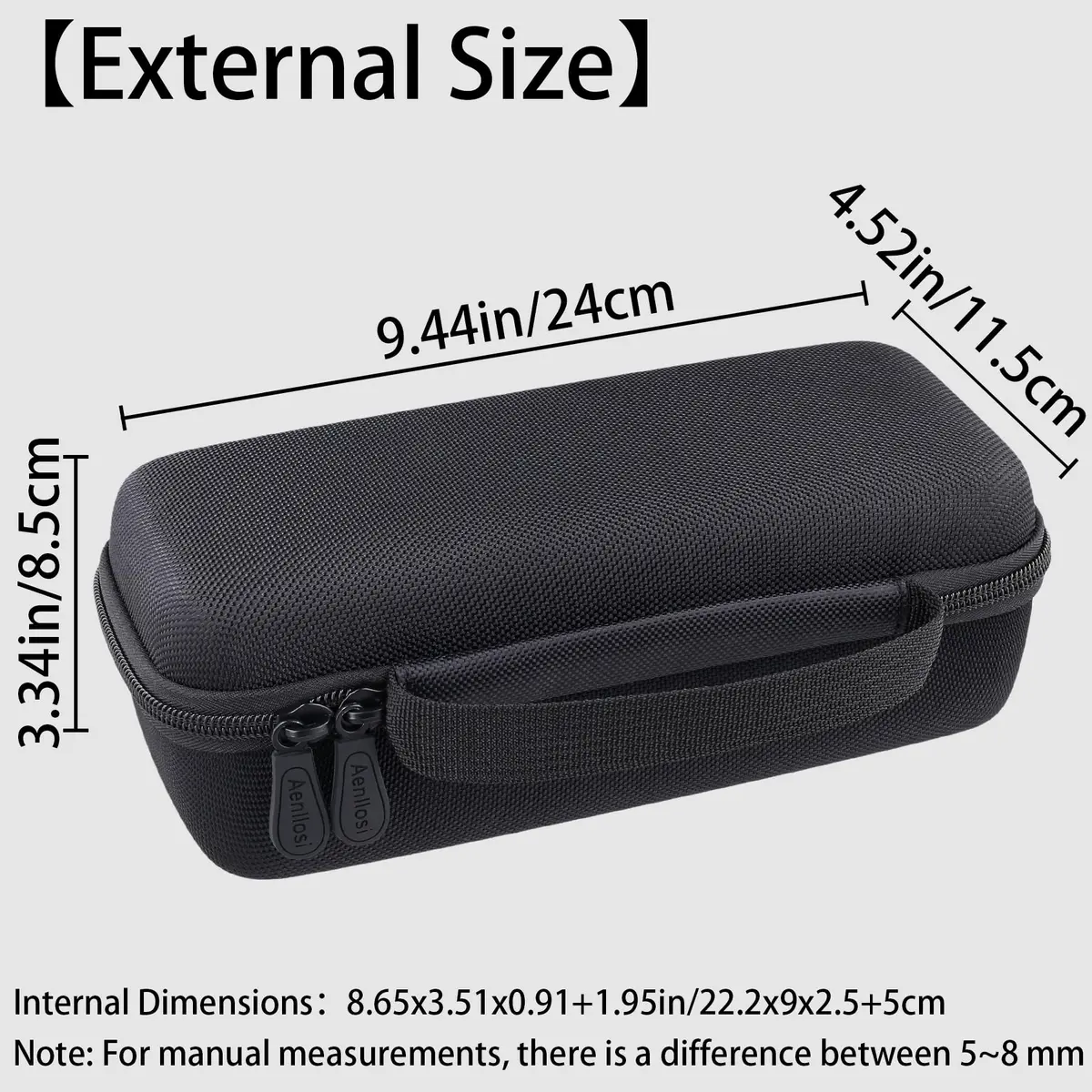 Aenllosi Hard Case for Zoom H6studio/H5studio/H6essential 6-Track, Black | Shock & Waterproof Travel Case - view 6