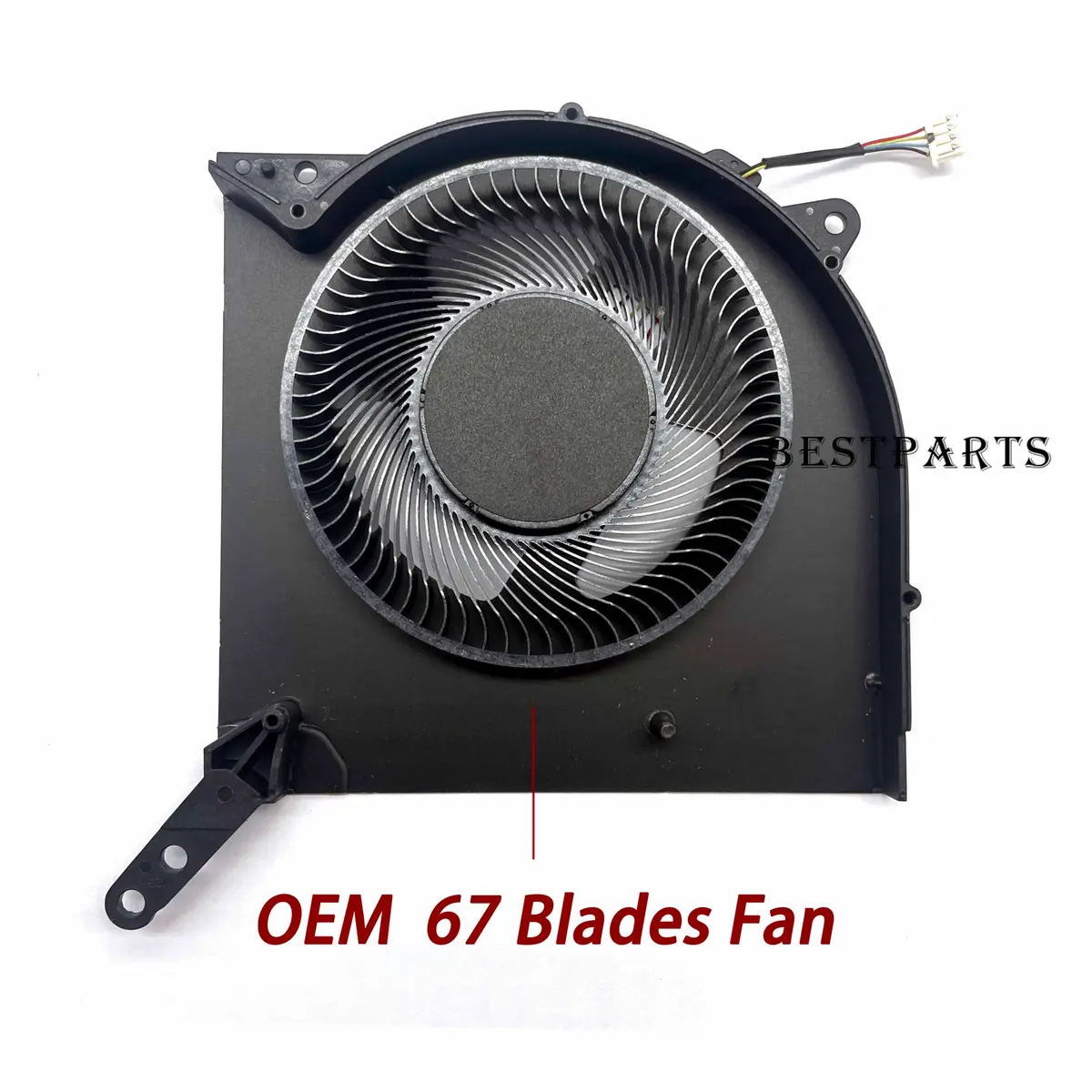 BestParts CPU+GPU Cooling Fan Replacement for Lenovo Legion 5 Pro 16ACH6H (2x 10V Fans) - view 6