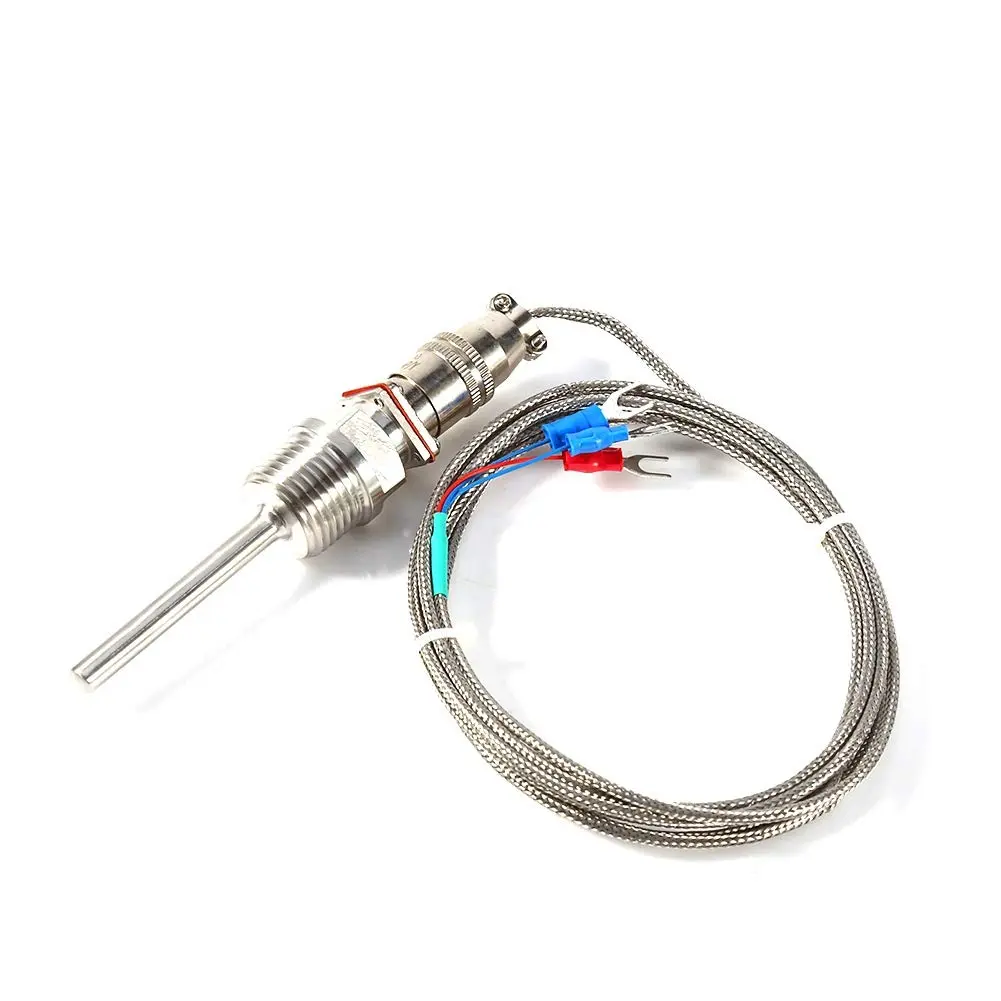 Pilipane RTD PT100 Temperature Sensor 50mm Stainless Steel | Accurate & Durable (70-120 chars) - main product image