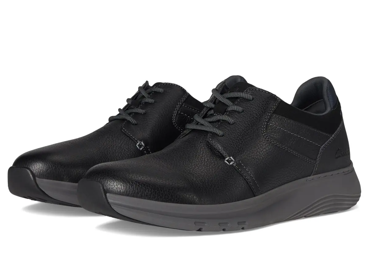 Clarks Motion Trek PT Sneakers Men 9 US | Leather Casual Shoes for Men - view 2