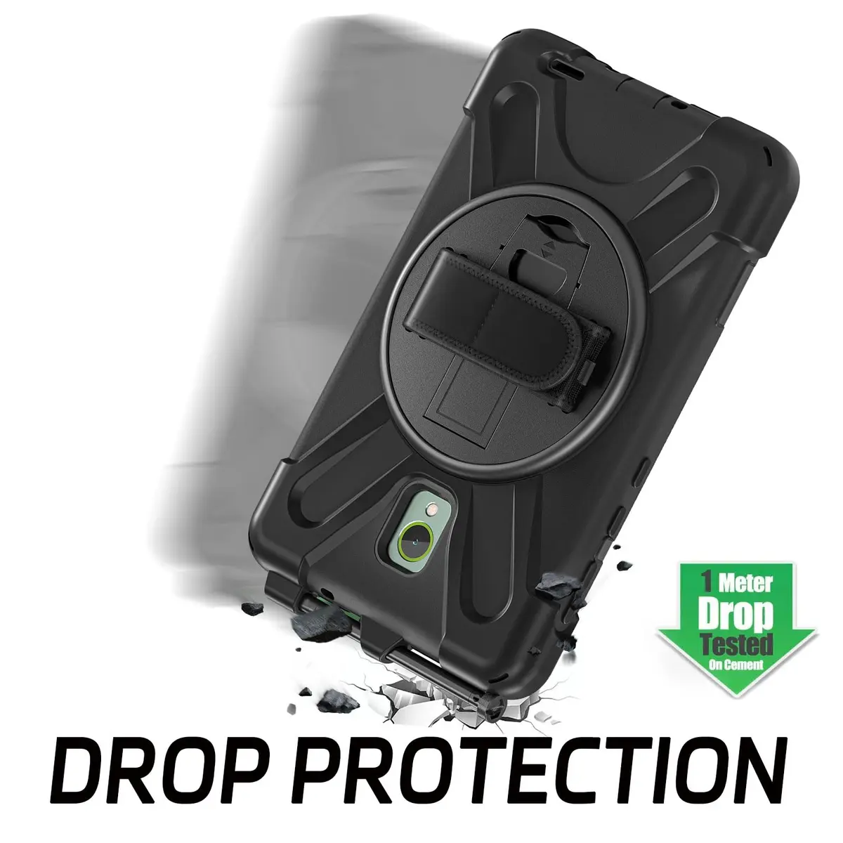 ZenRich Rugged Case for Samsung Galaxy Tab Active5/Active3 8" | Shockproof with Kickstand & Shoulder Strap - view 7