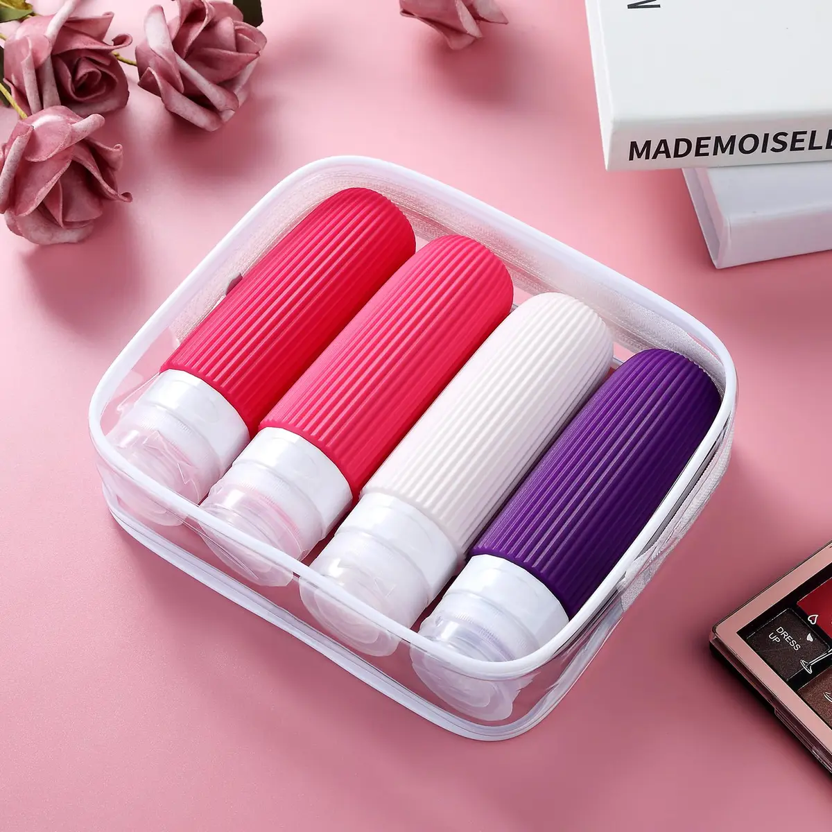 Mrsdry 3oz Travel Bottles | Leak Proof Silicone Toiletry Containers for TSA Travel - view 7