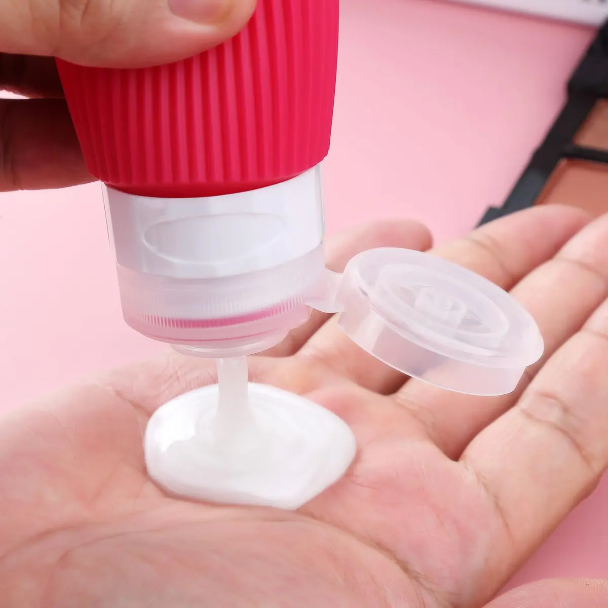 Mrsdry 3oz Travel Bottles | Leak Proof Silicone Toiletry Containers for TSA Travel - view 4