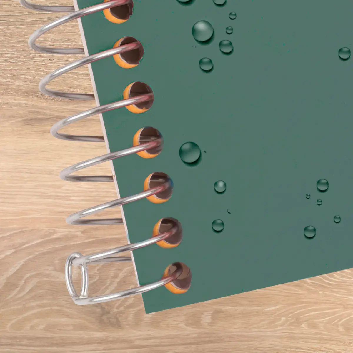 Five Star Spiral Notebook 2 Subject 6" x 9-1/2" 80 Sheets Seaglass Green | College Ruled Paper Fights Ink Bleed - view 6