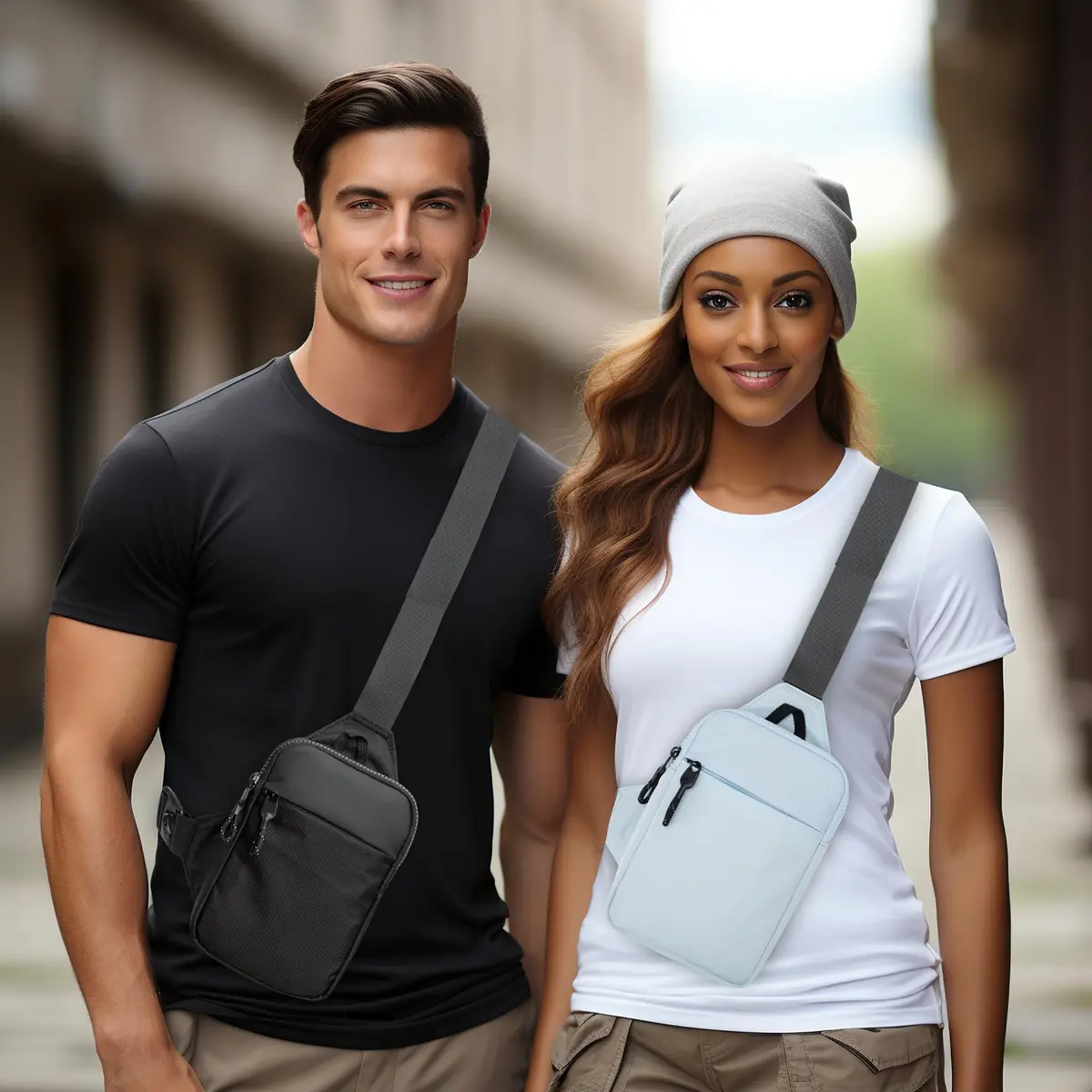 higouta Mini Sling Bag 2L (6.8 oz) | Waterproof Crossbody Chest Pack for Men & Women - view 2