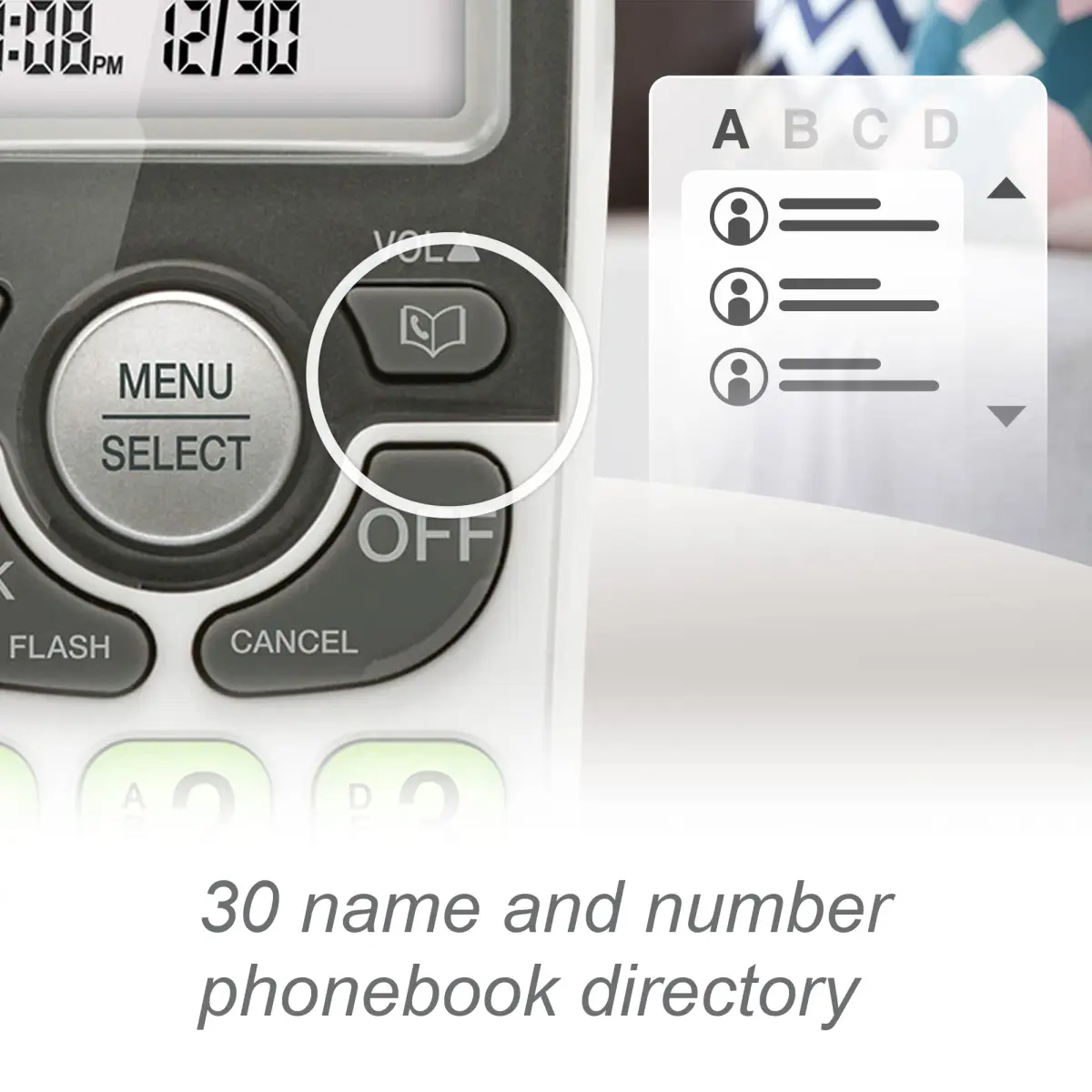 VTech VG134 DECT 6.0 Cordless Phone with Answering System, Caller ID & Speakerphone | 1000 ft Range - view 7