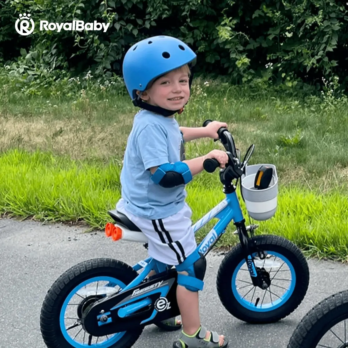 RoyalBaby Kids Helmet and Pads Set for Kids 3-5 Years | Adjustable Multi-Sport Safety Gear - view 4