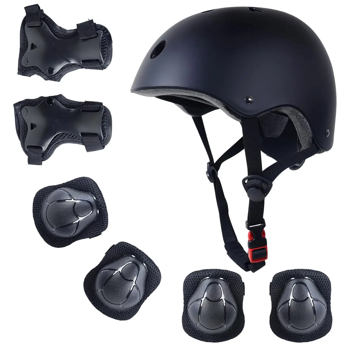RoyalBaby Kids Helmet and Pads Set for Kids 3-5 Years | Adjustable Safety Gear with Ventilation - main product image