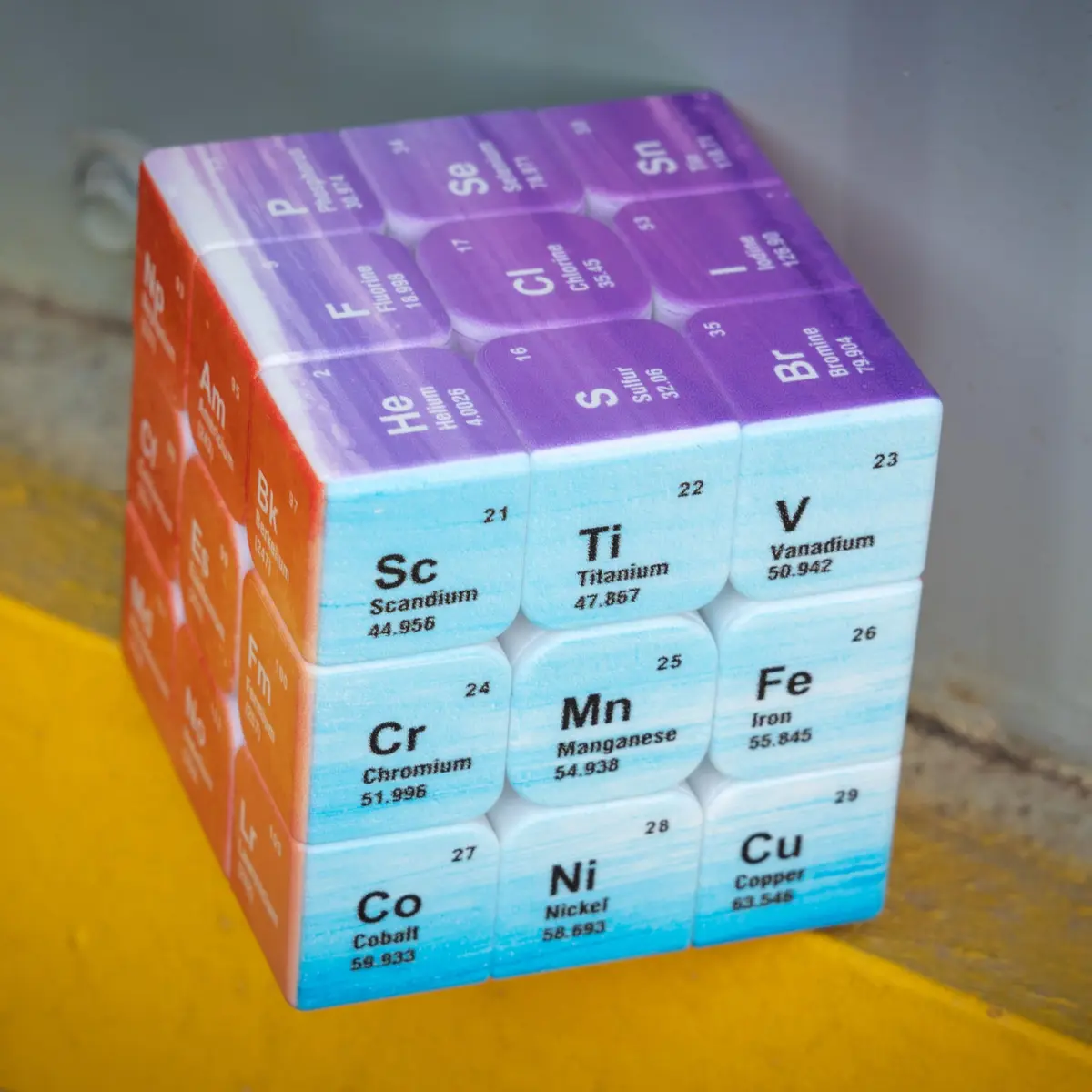 Cuberspeed Periodic Table 3x3 Speed Cube Puzzle Magic Cube 7.62 cm (3x3x3) | Educational STEM Learning Toy - view 9