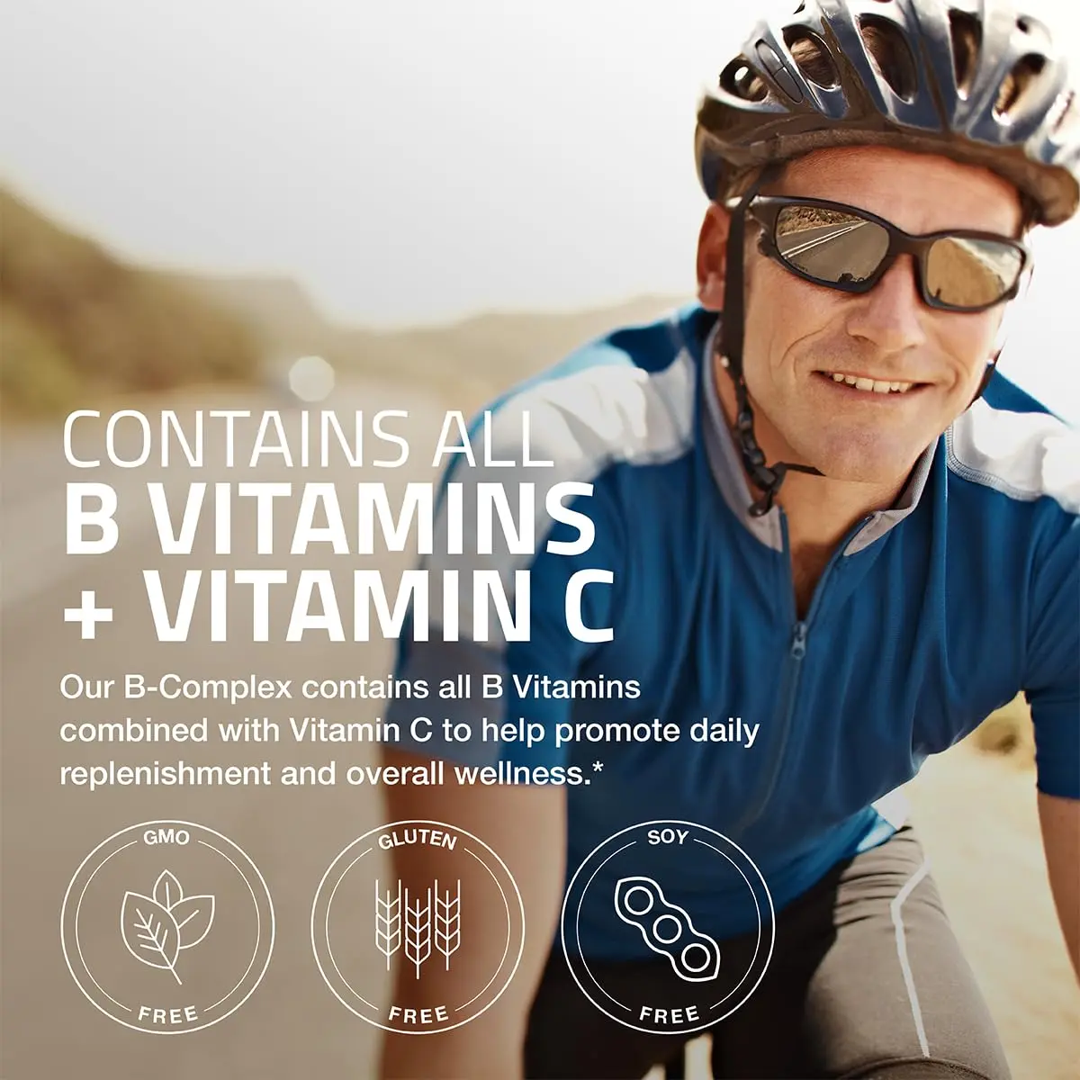 Bronson Vitamin B Complex with Vitamin C Vegetarian Capsules, 360 Count | Supports Energy & Immunity - view 4