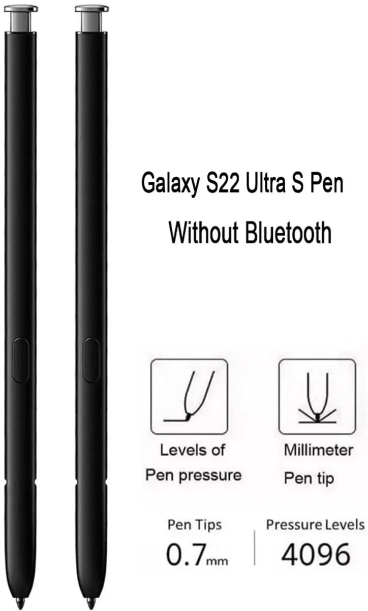 Befzygwk Replacement S Pen for Samsung Galaxy S22 Ultra 5G (2-Pack, White) | 4096 Pressure Levels - view 6
